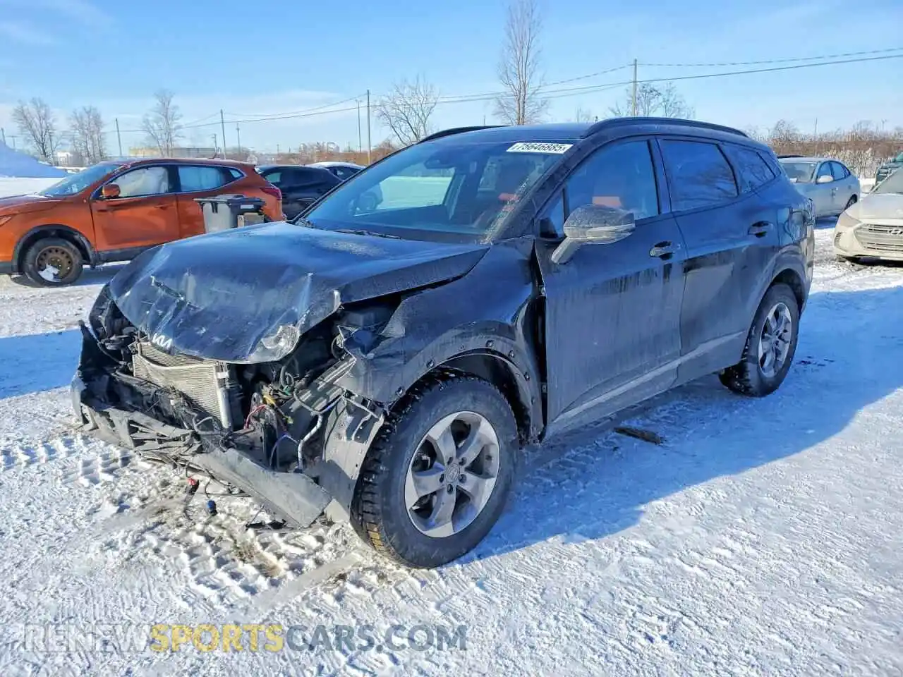 1 Photograph of a damaged car KNDPVCDF8S7398245 KIA SPORTAGE 2025