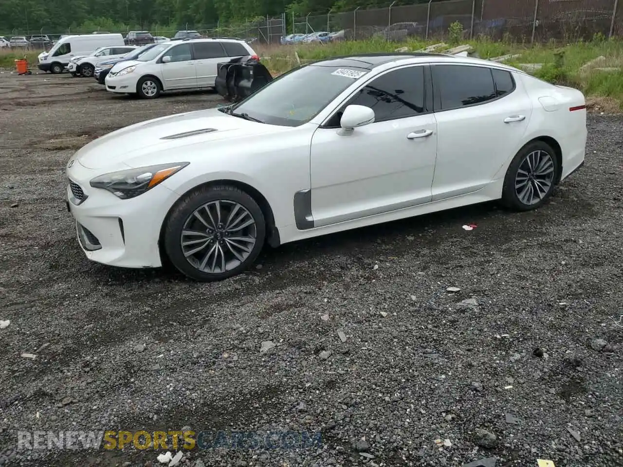 1 Фотография поврежденного автомобиля KNAE15LA2K6050030 KIA STINGER 2019