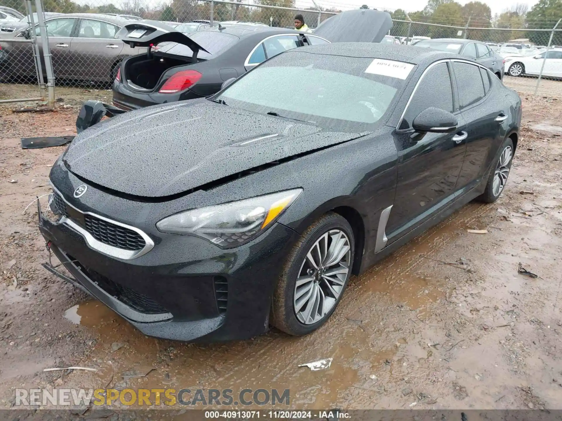 2 Photograph of a damaged car KNAE25LAXK6059586 KIA STINGER 2019