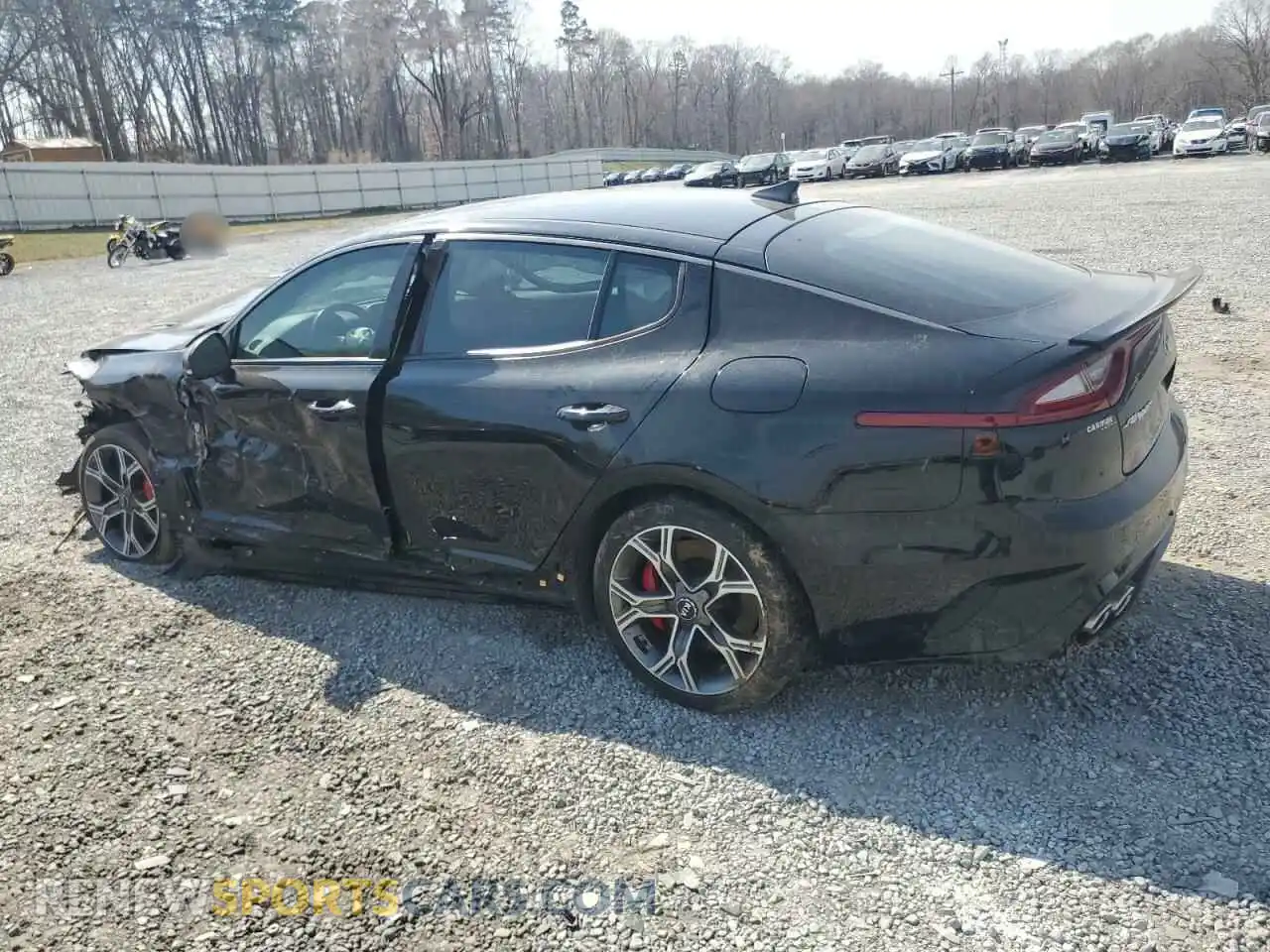 2 Photograph of a damaged car KNAE35LC3K6047357 KIA STINGER 2019