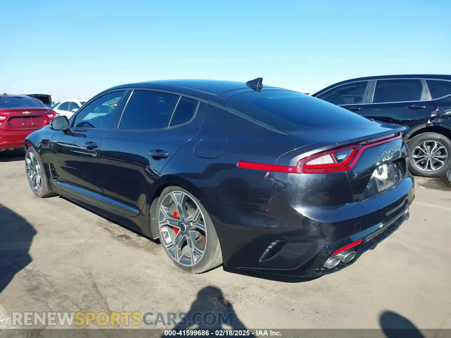 3 Photograph of a damaged car KNAE35LC3K6059198 KIA STINGER 2019