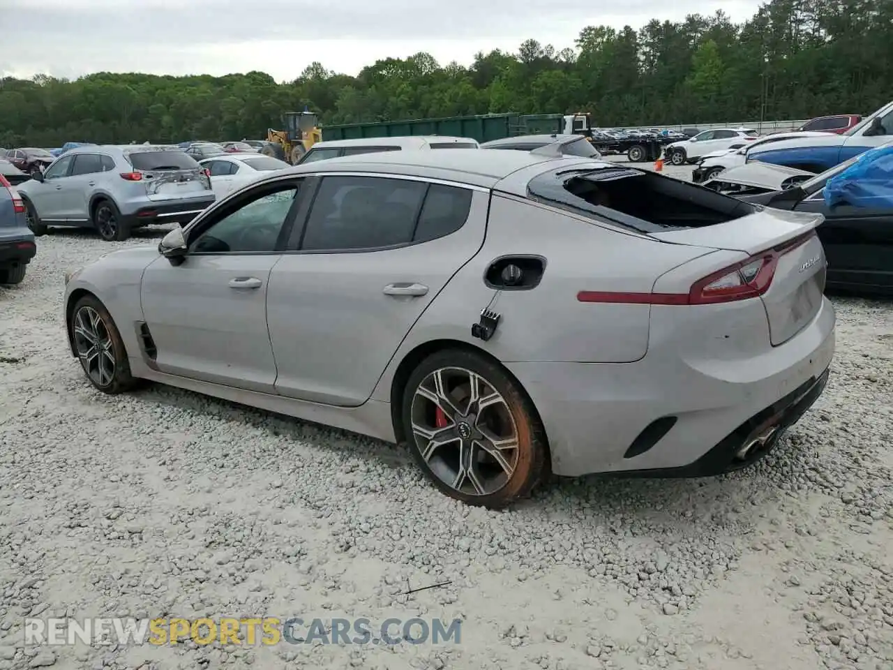 2 Photograph of a damaged car KNAE35LC5K6058506 KIA STINGER 2019