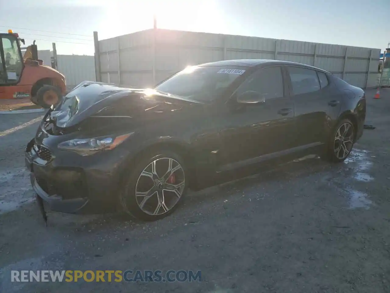 1 Photograph of a damaged car KNAE45LC7K6059301 KIA STINGER 2019