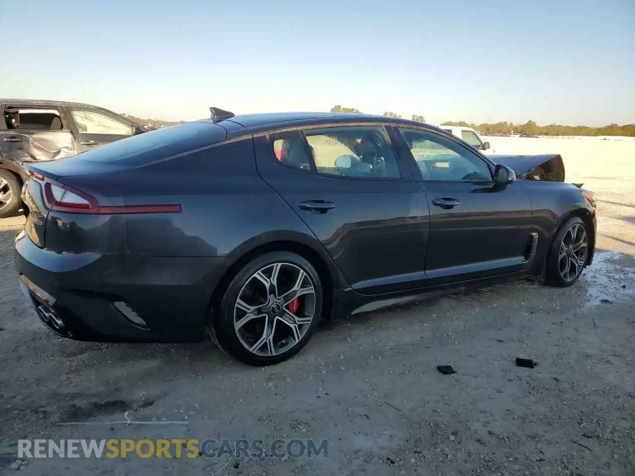 3 Photograph of a damaged car KNAE45LC7K6059301 KIA STINGER 2019