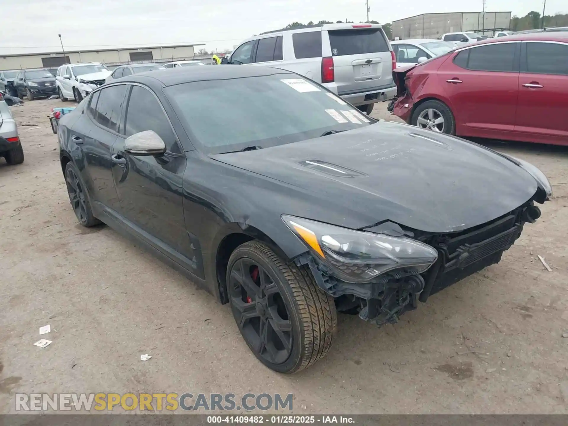 1 Photograph of a damaged car KNAE35LC2L6078391 KIA STINGER 2020