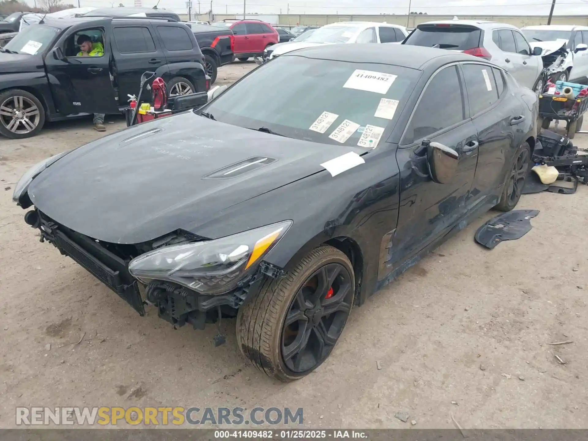 2 Photograph of a damaged car KNAE35LC2L6078391 KIA STINGER 2020