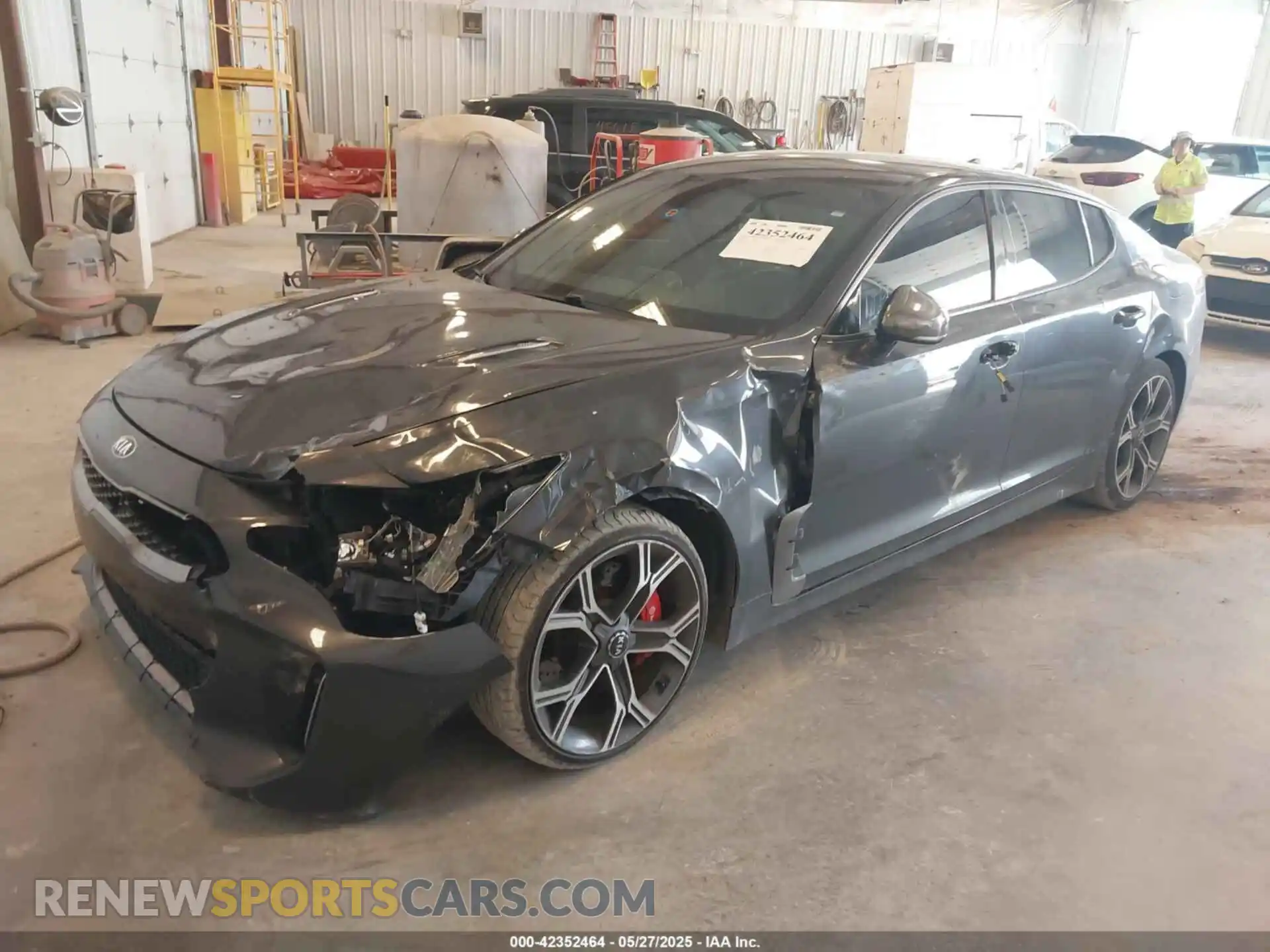 2 Photograph of a damaged car KNAE35LC5L6080295 KIA STINGER 2020
