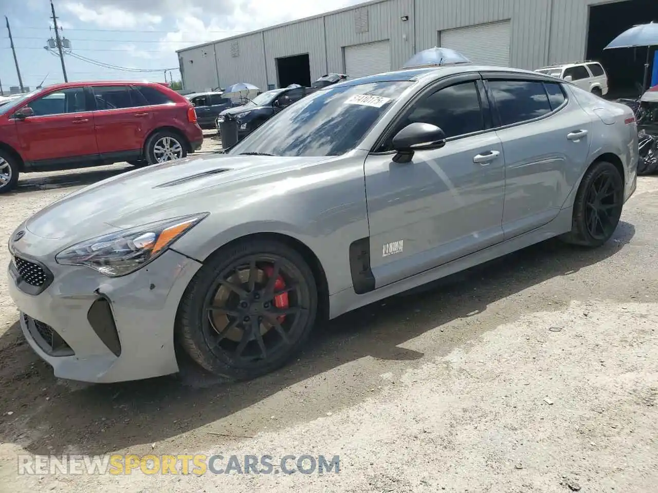 1 Photograph of a damaged car KNAE45LC2L6084091 KIA STINGER 2020