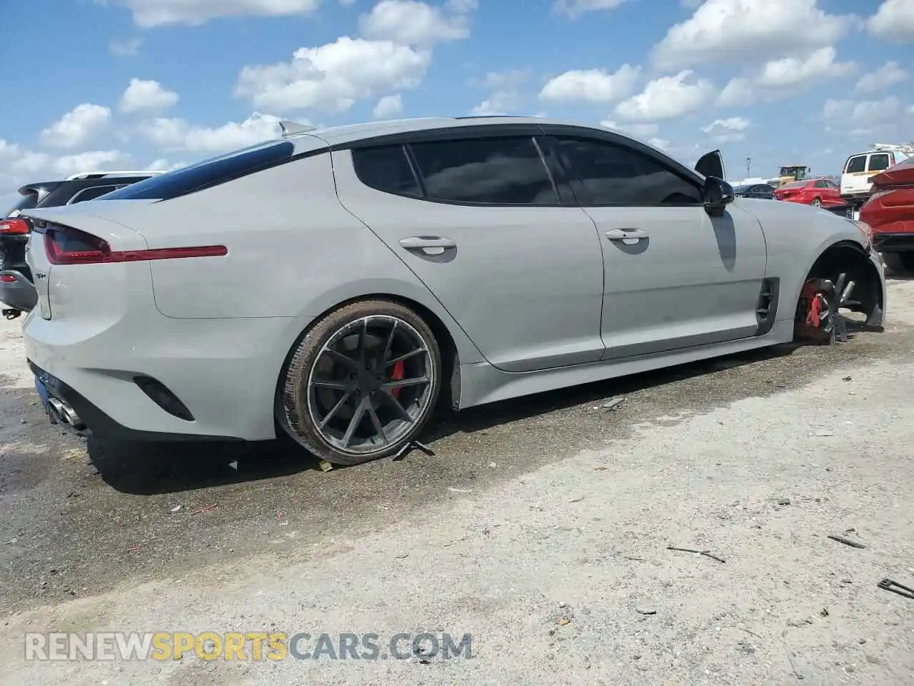 3 Photograph of a damaged car KNAE45LC2L6084091 KIA STINGER 2020