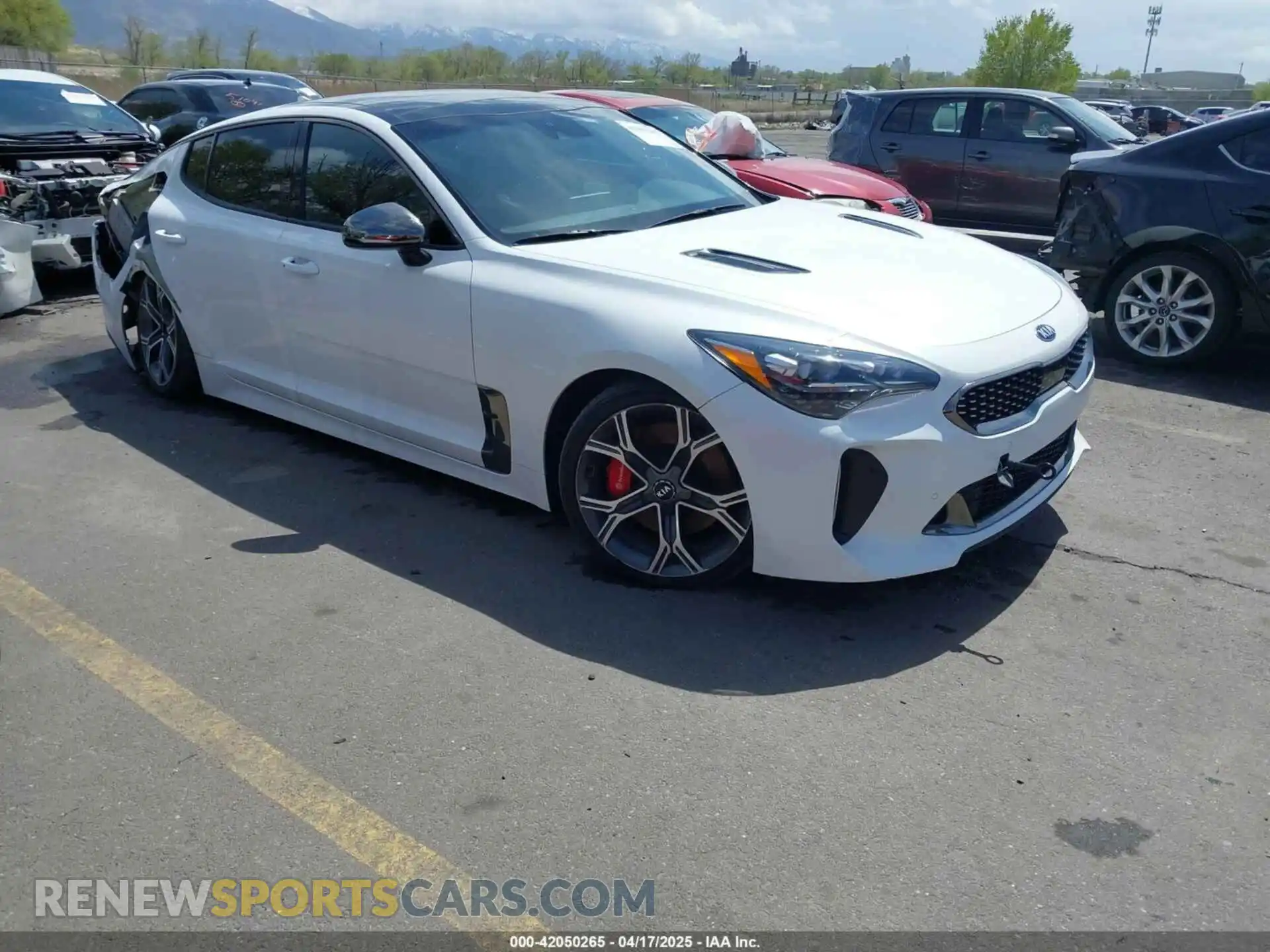 1 Photograph of a damaged car KNAE45LC4L6074873 KIA STINGER 2020