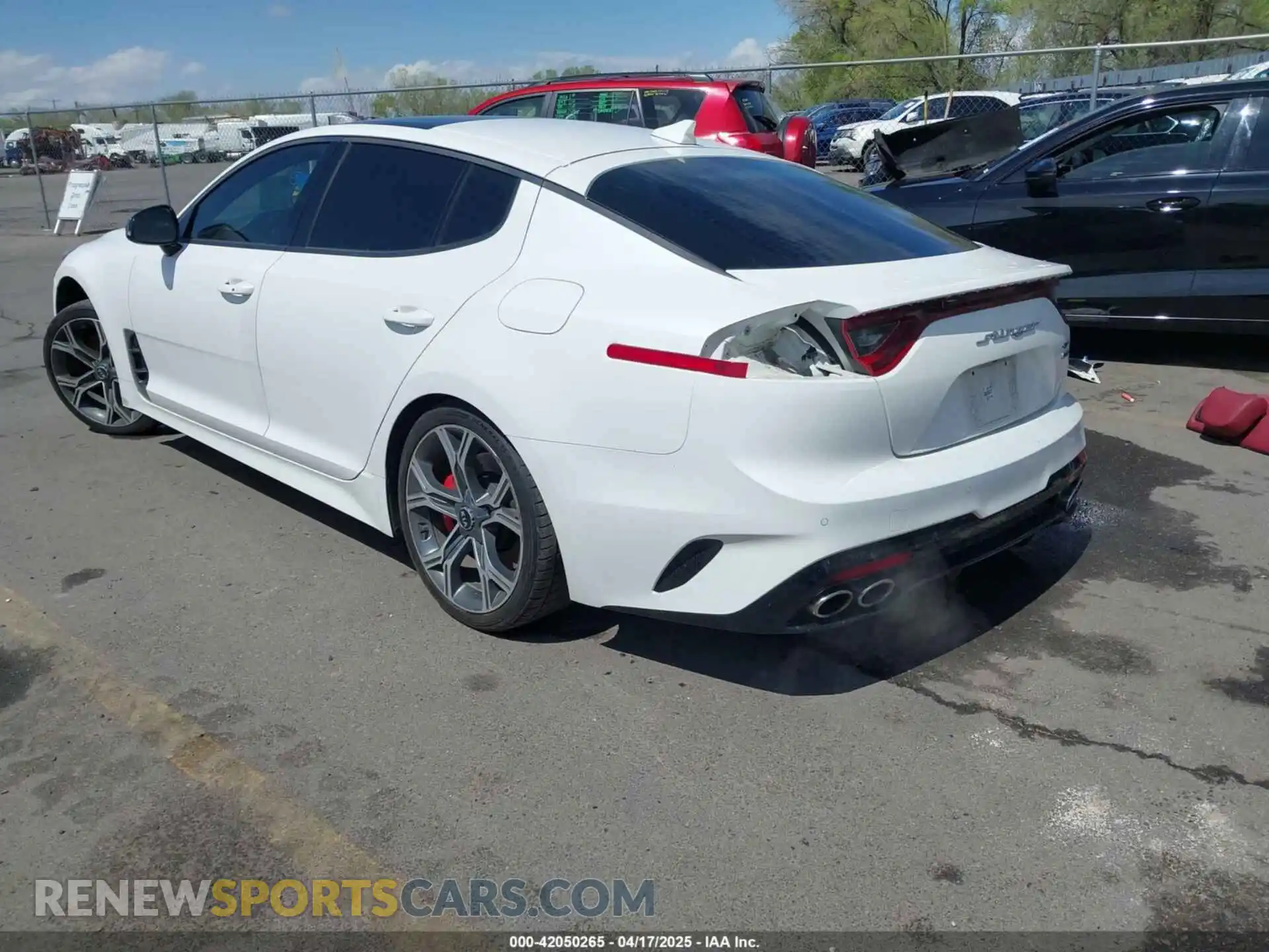 3 Photograph of a damaged car KNAE45LC4L6074873 KIA STINGER 2020