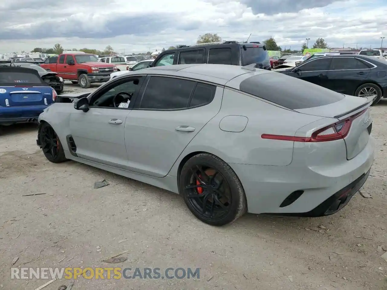 2 Photograph of a damaged car KNAE55LC2L6073301 KIA STINGER 2020