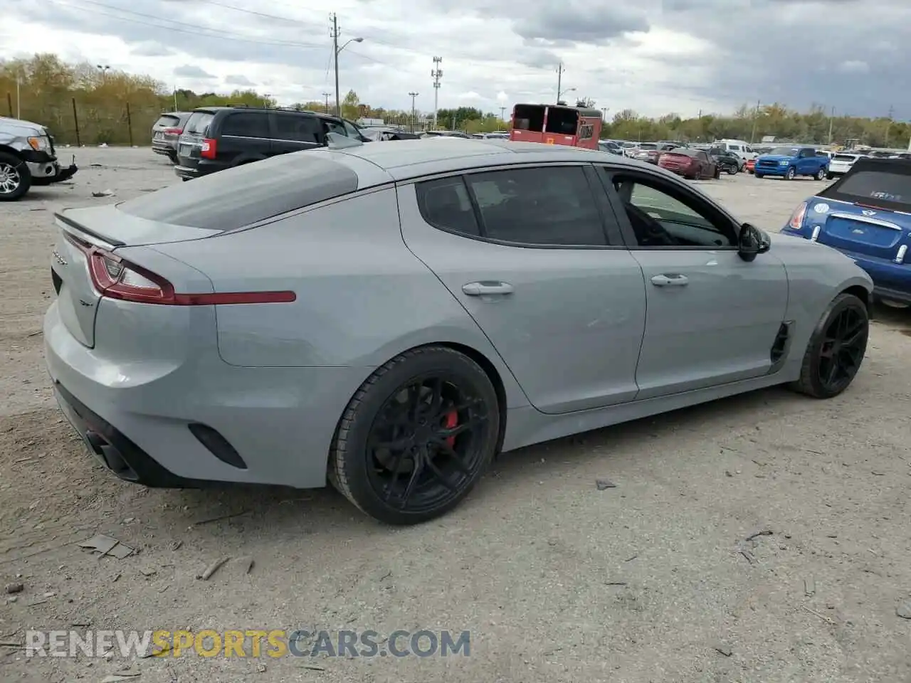 3 Photograph of a damaged car KNAE55LC2L6073301 KIA STINGER 2020