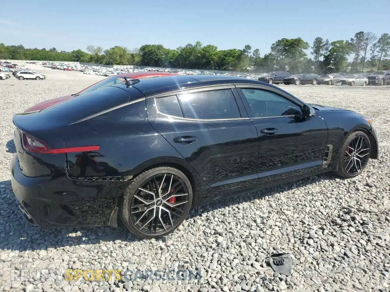 3 Photograph of a damaged car KNAE55LC5L6081490 KIA STINGER 2020