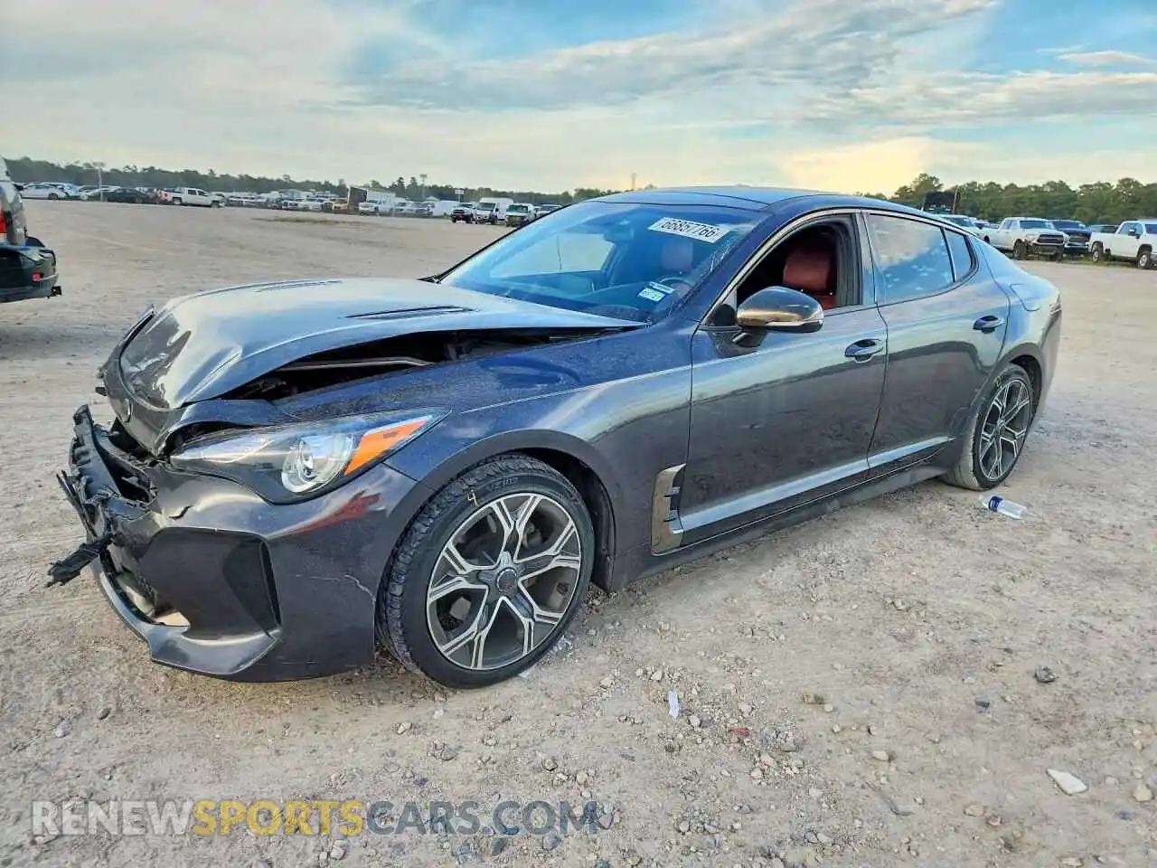 1 fotografías del automóvil dañado KNAE15LA0M6088035 KIA STINGER 2021