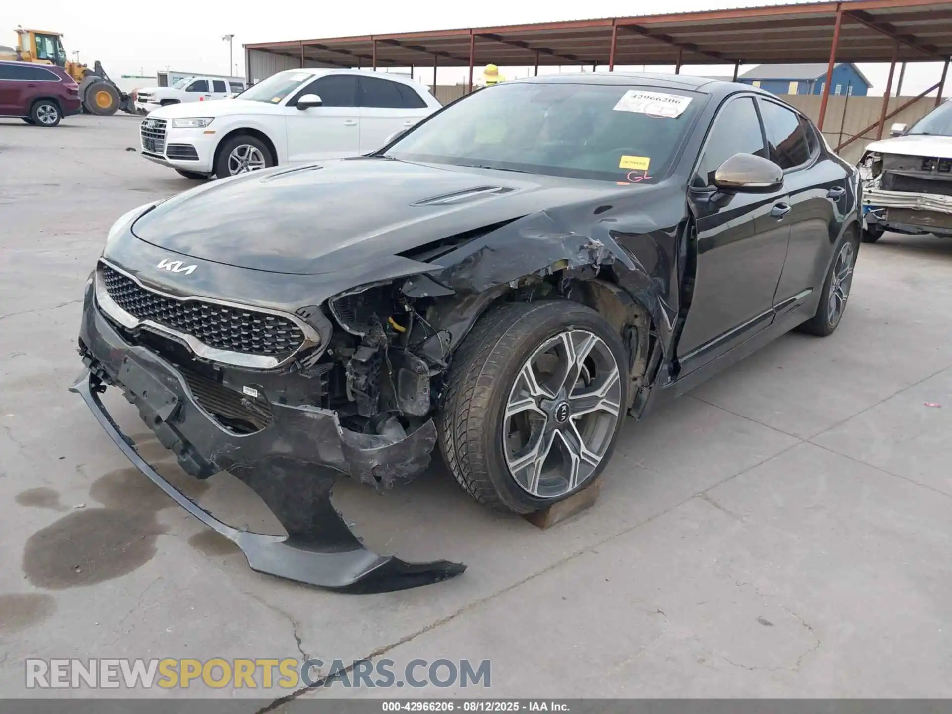 2 Photograph of a damaged car KNAE15LA0M6090318 KIA STINGER 2021