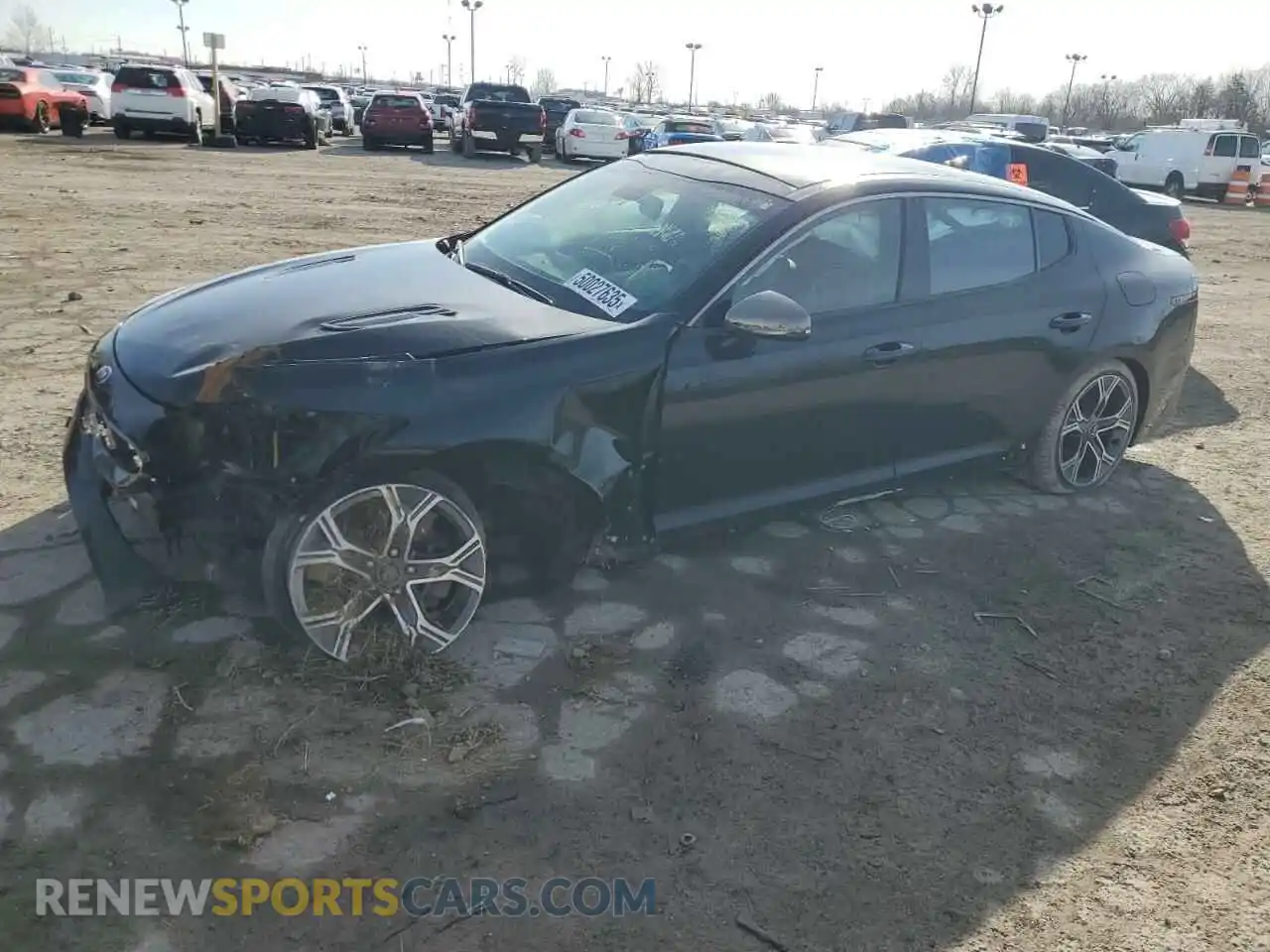 1 Photograph of a damaged car KNAE15LA2M6094970 KIA STINGER 2021