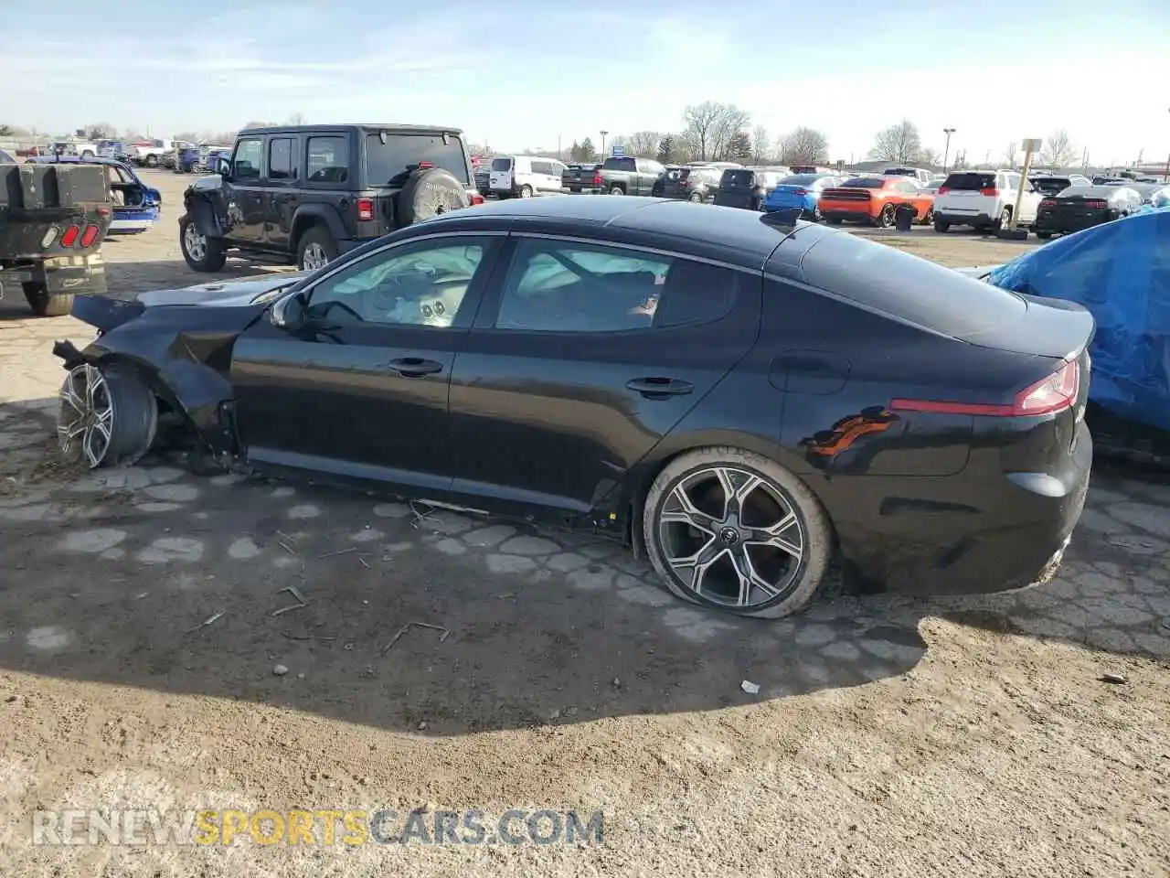2 Photograph of a damaged car KNAE15LA2M6094970 KIA STINGER 2021