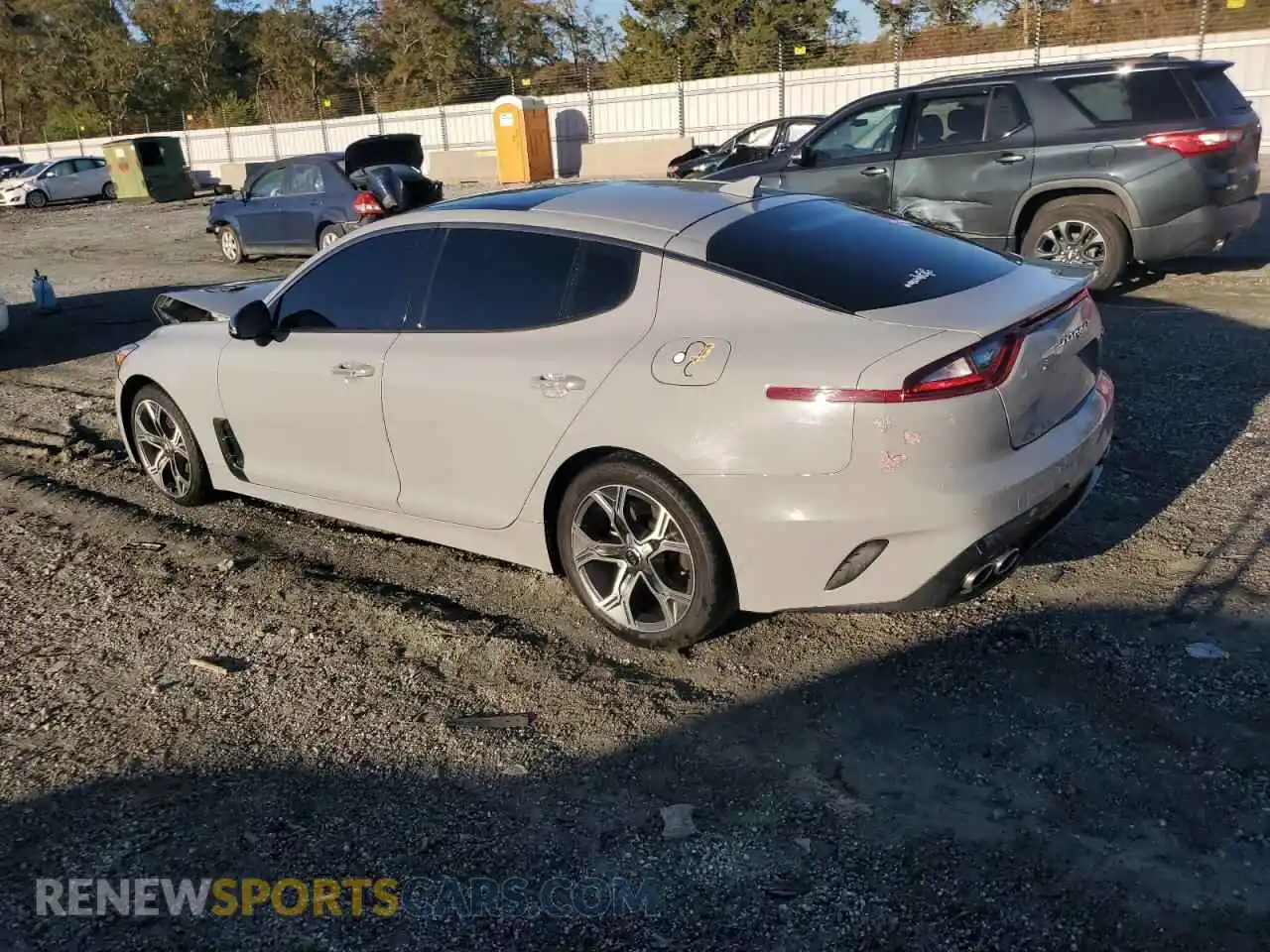 2 Фотография поврежденного автомобиля KNAE15LA2M6097089 KIA STINGER 2021