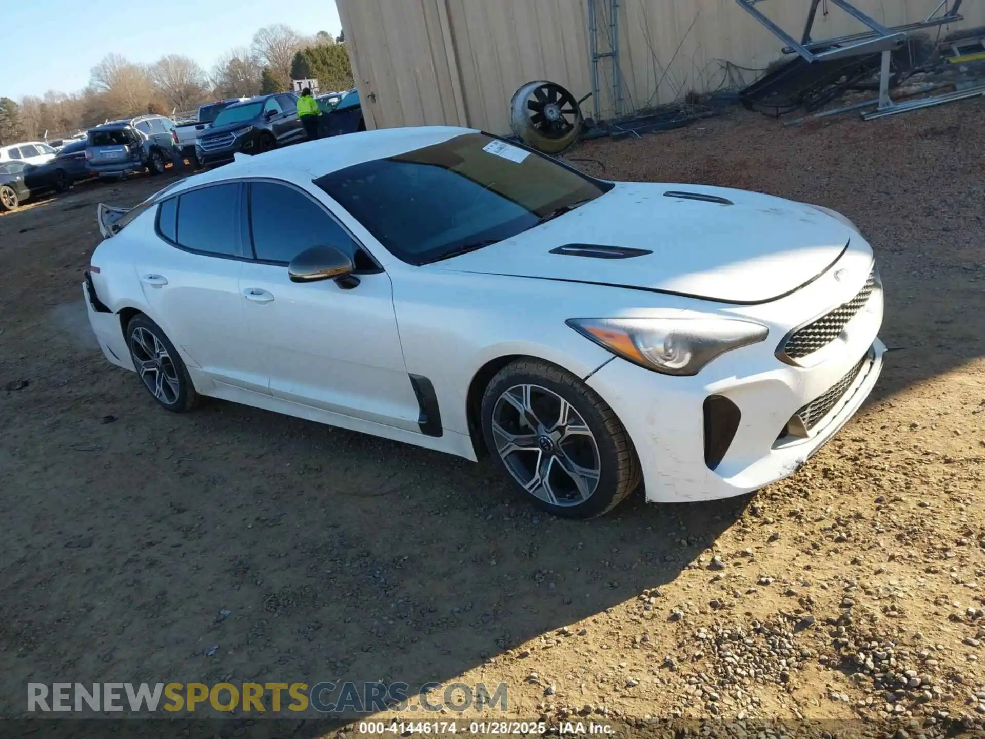 1 Photograph of a damaged car KNAE15LA4M6089981 KIA STINGER 2021