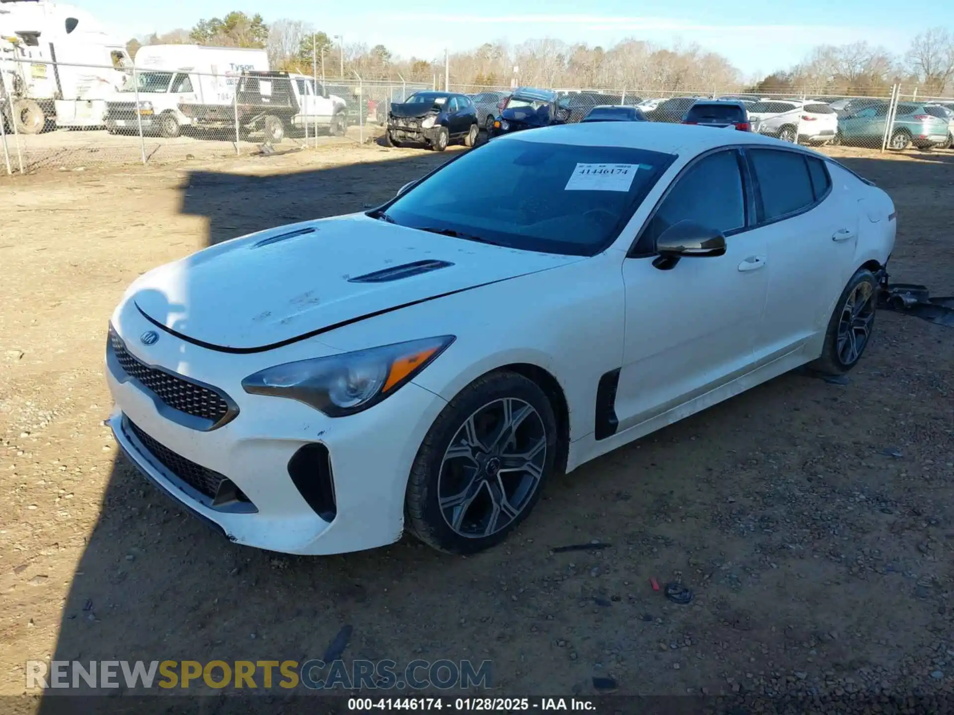 2 Photograph of a damaged car KNAE15LA4M6089981 KIA STINGER 2021