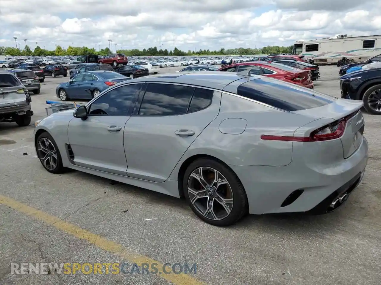 2 Photograph of a damaged car KNAE15LA5M6094994 KIA STINGER 2021