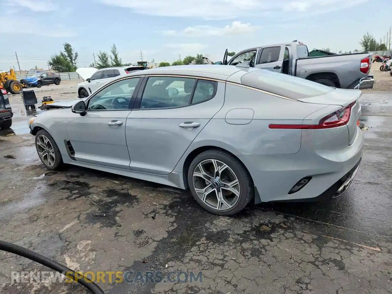 2 Photograph of a damaged car KNAE15LA6M6097855 KIA STINGER 2021
