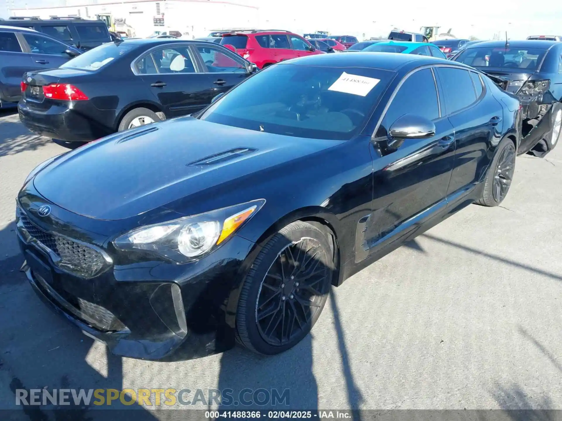 2 Фотография поврежденного автомобиля KNAE15LA7M6089974 KIA STINGER 2021