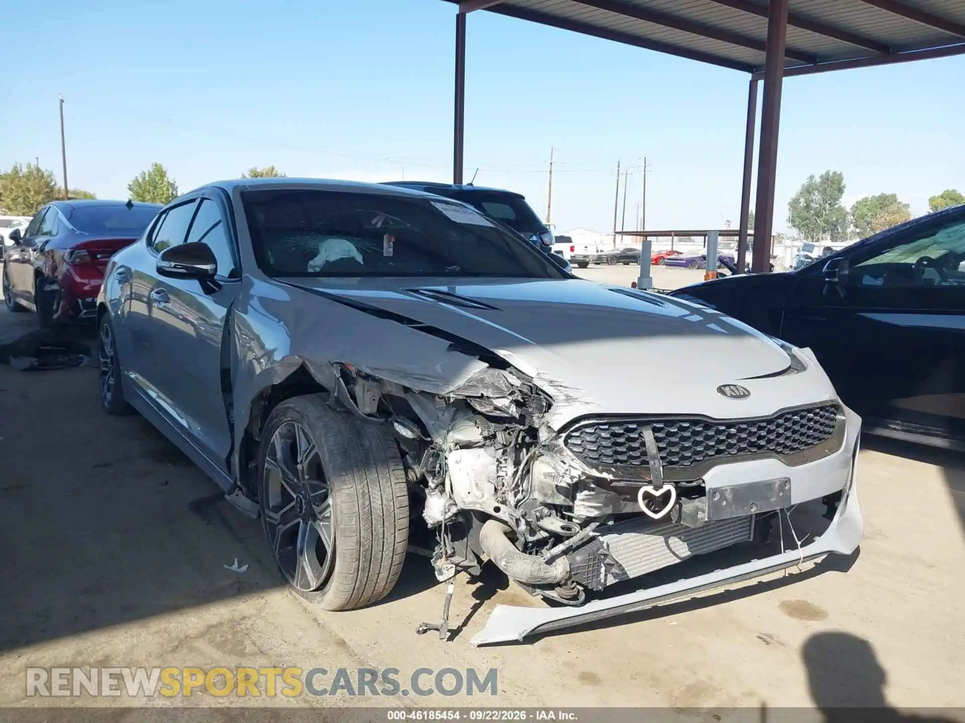 1 Photograph of a damaged car KNAE15LA7M6094916 KIA STINGER 2021