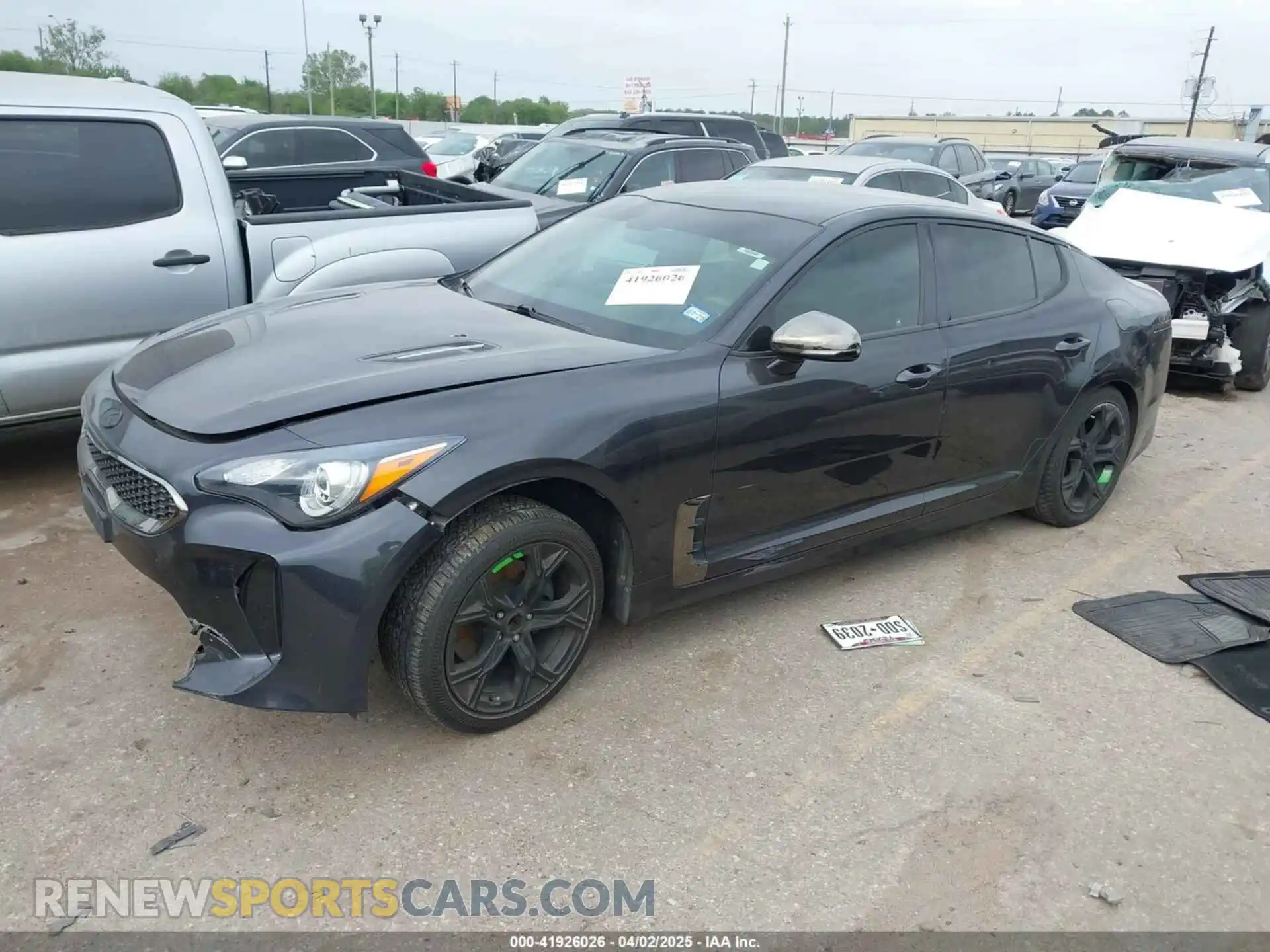 2 Photograph of a damaged car KNAE15LA8M6098263 KIA STINGER 2021