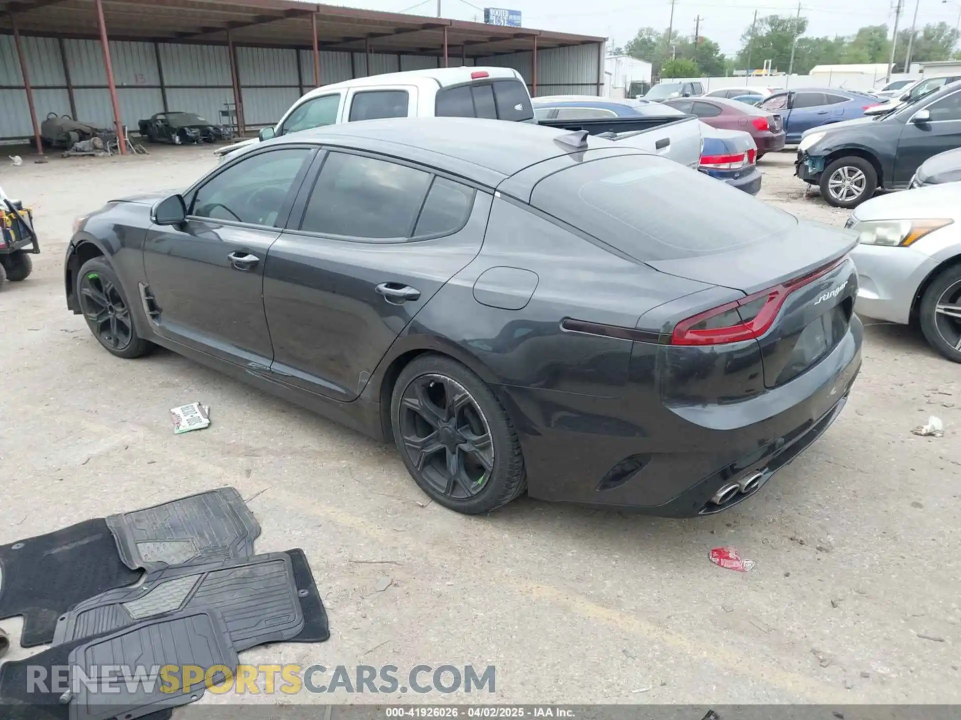 3 Photograph of a damaged car KNAE15LA8M6098263 KIA STINGER 2021