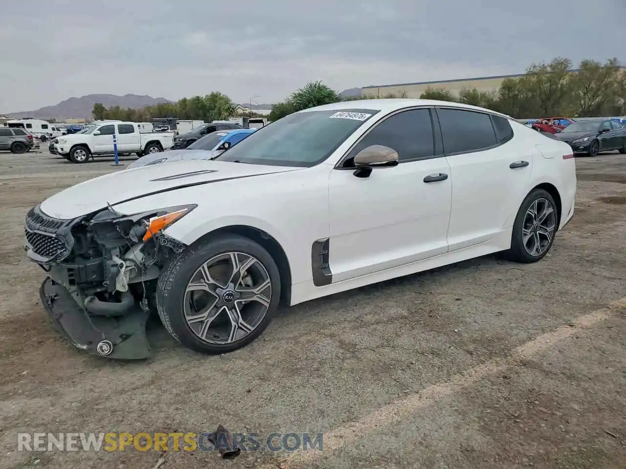 1 fotografías del automóvil dañado KNAE15LA9M6090107 KIA STINGER 2021