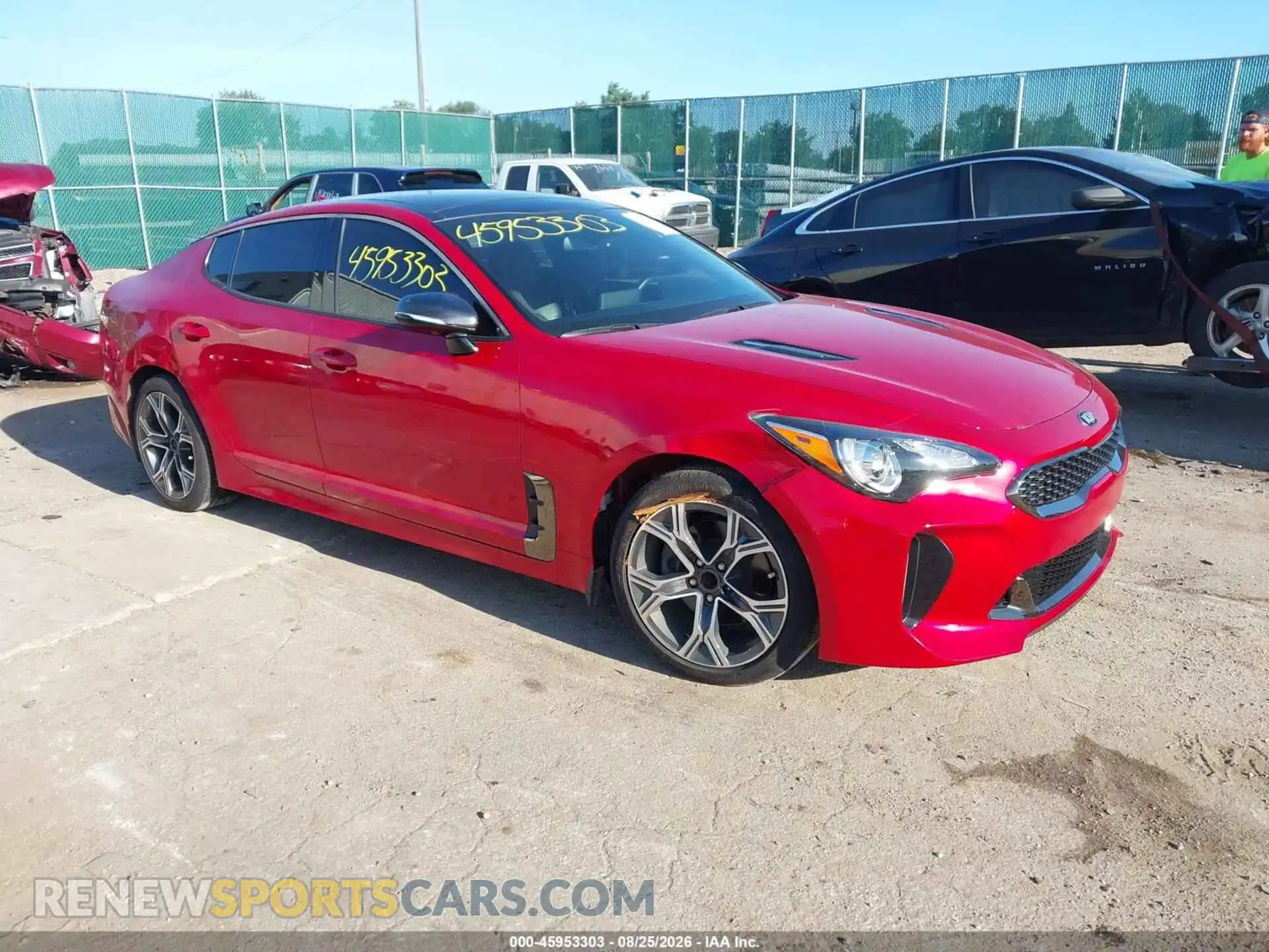 1 Photograph of a damaged car KNAE15LA9M6091970 KIA STINGER 2021