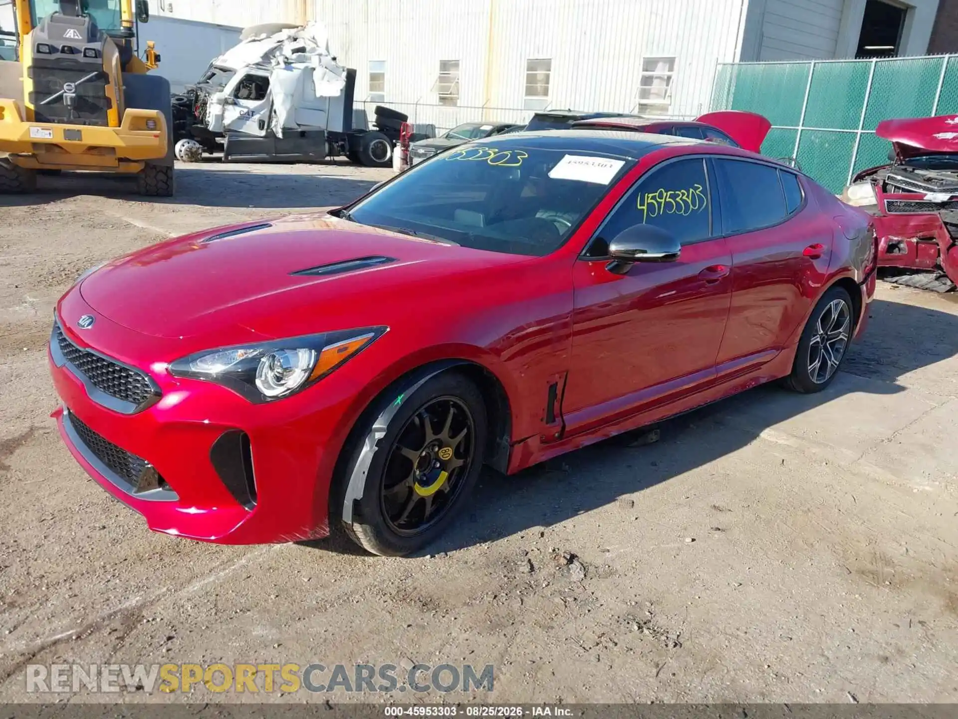 2 Photograph of a damaged car KNAE15LA9M6091970 KIA STINGER 2021
