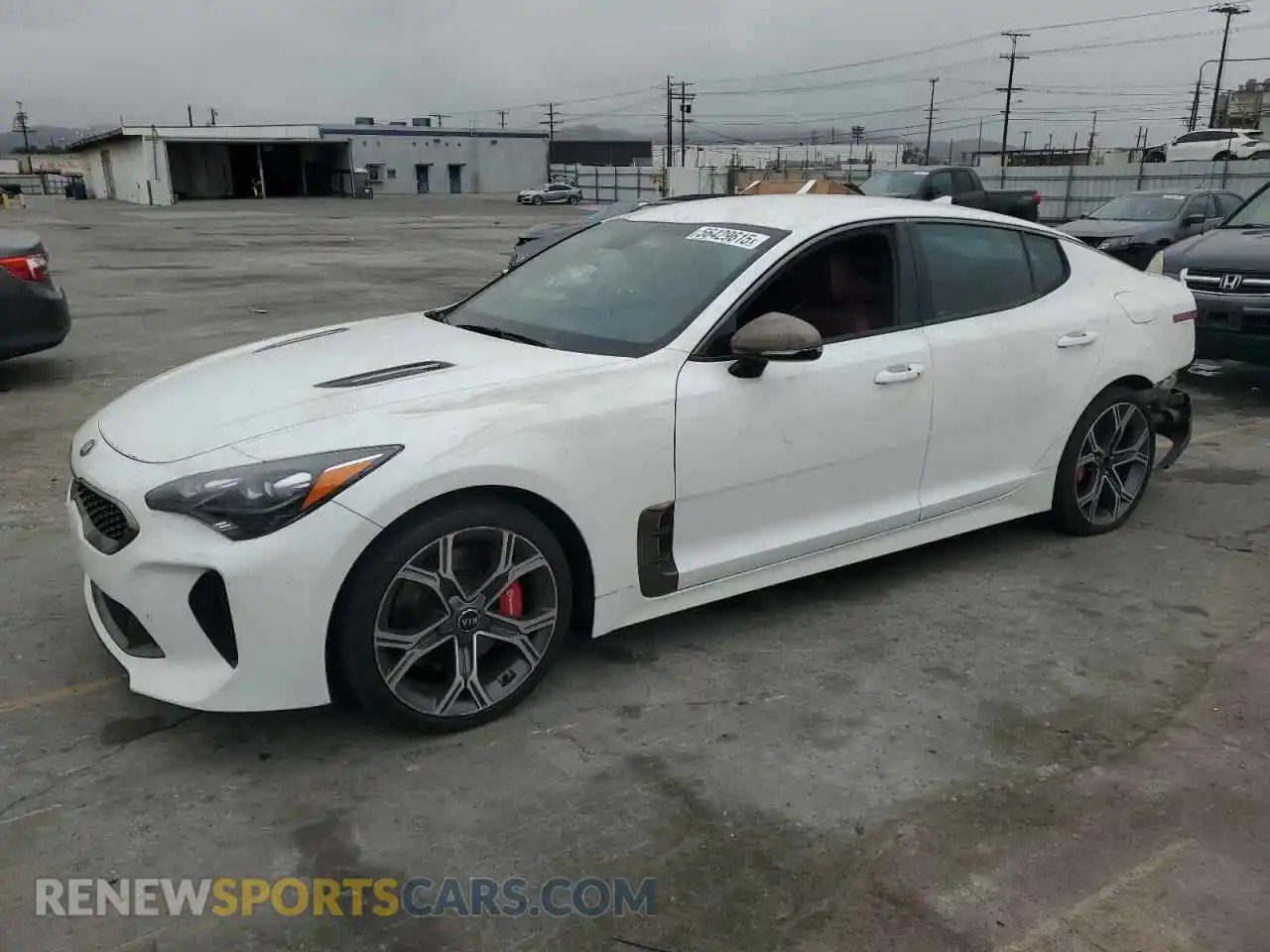 1 Photograph of a damaged car KNAE35LC0M6096664 KIA STINGER 2021