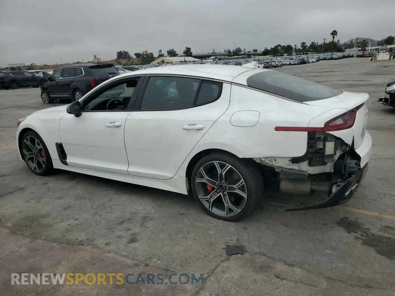 2 Photograph of a damaged car KNAE35LC0M6096664 KIA STINGER 2021