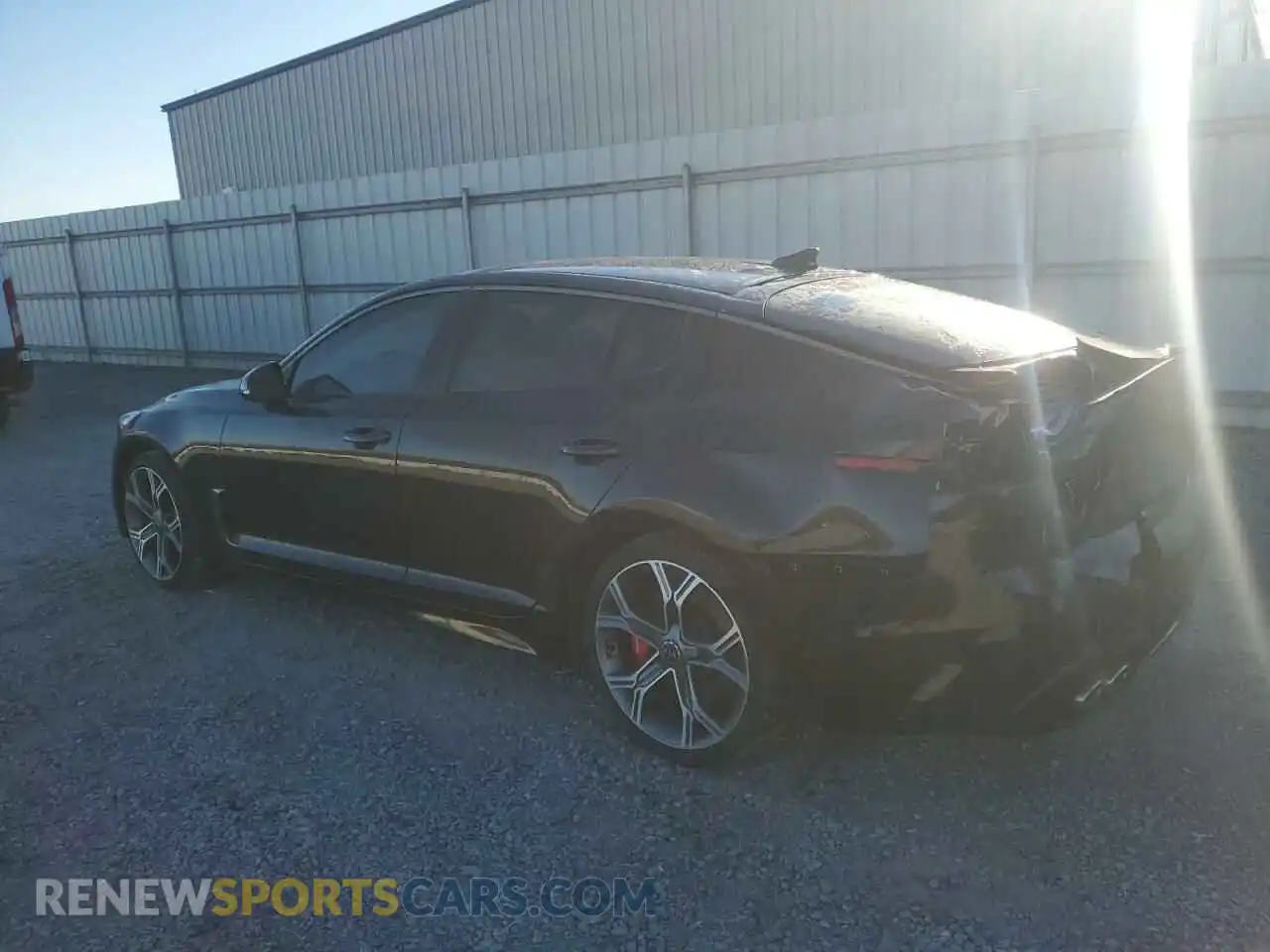 2 Photograph of a damaged car KNAE35LC0M6097765 KIA STINGER 2021
