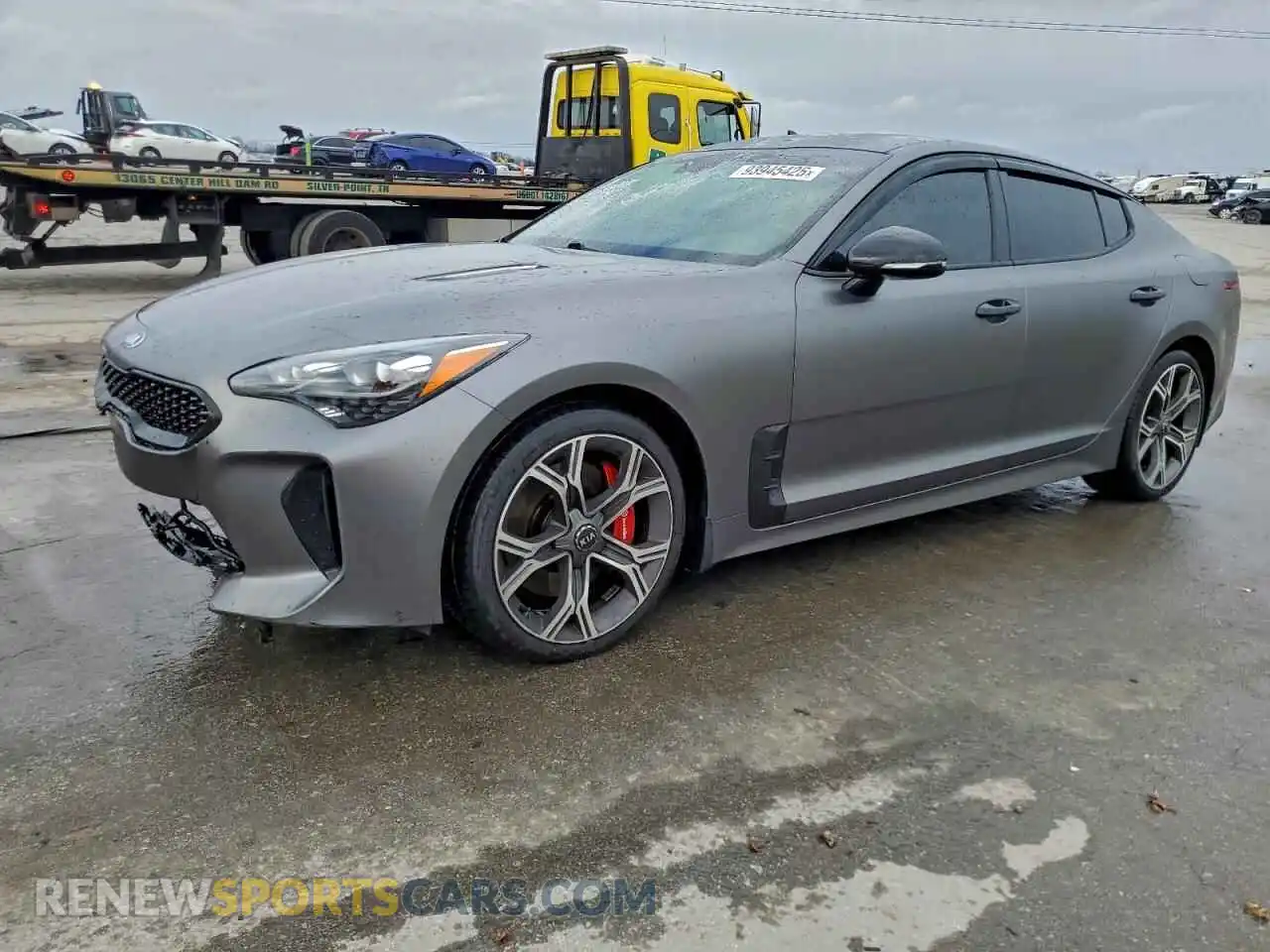 1 Photograph of a damaged car KNAE35LC4M6087773 KIA STINGER 2021