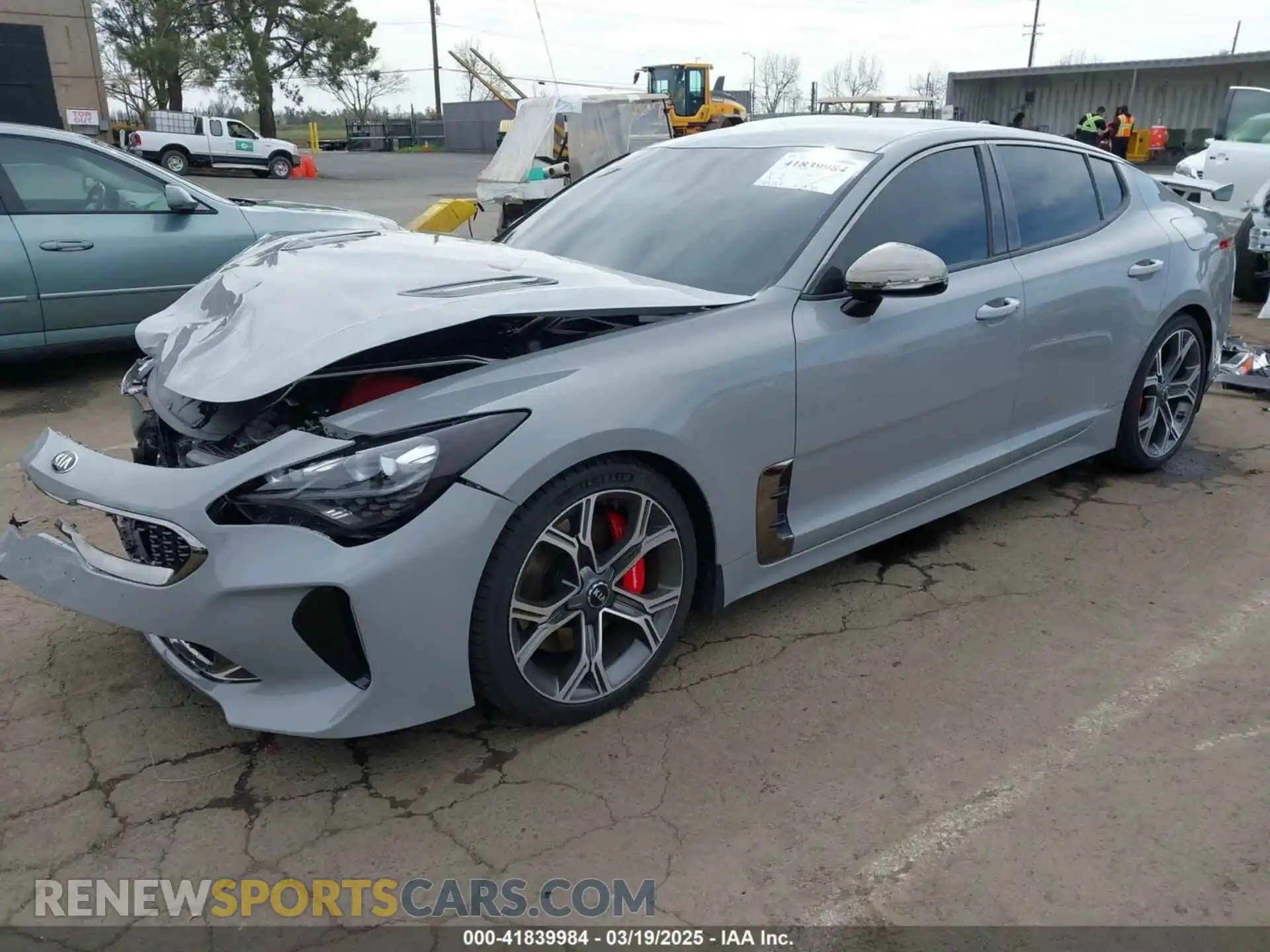 2 Photograph of a damaged car KNAE35LC6M6093087 KIA STINGER 2021