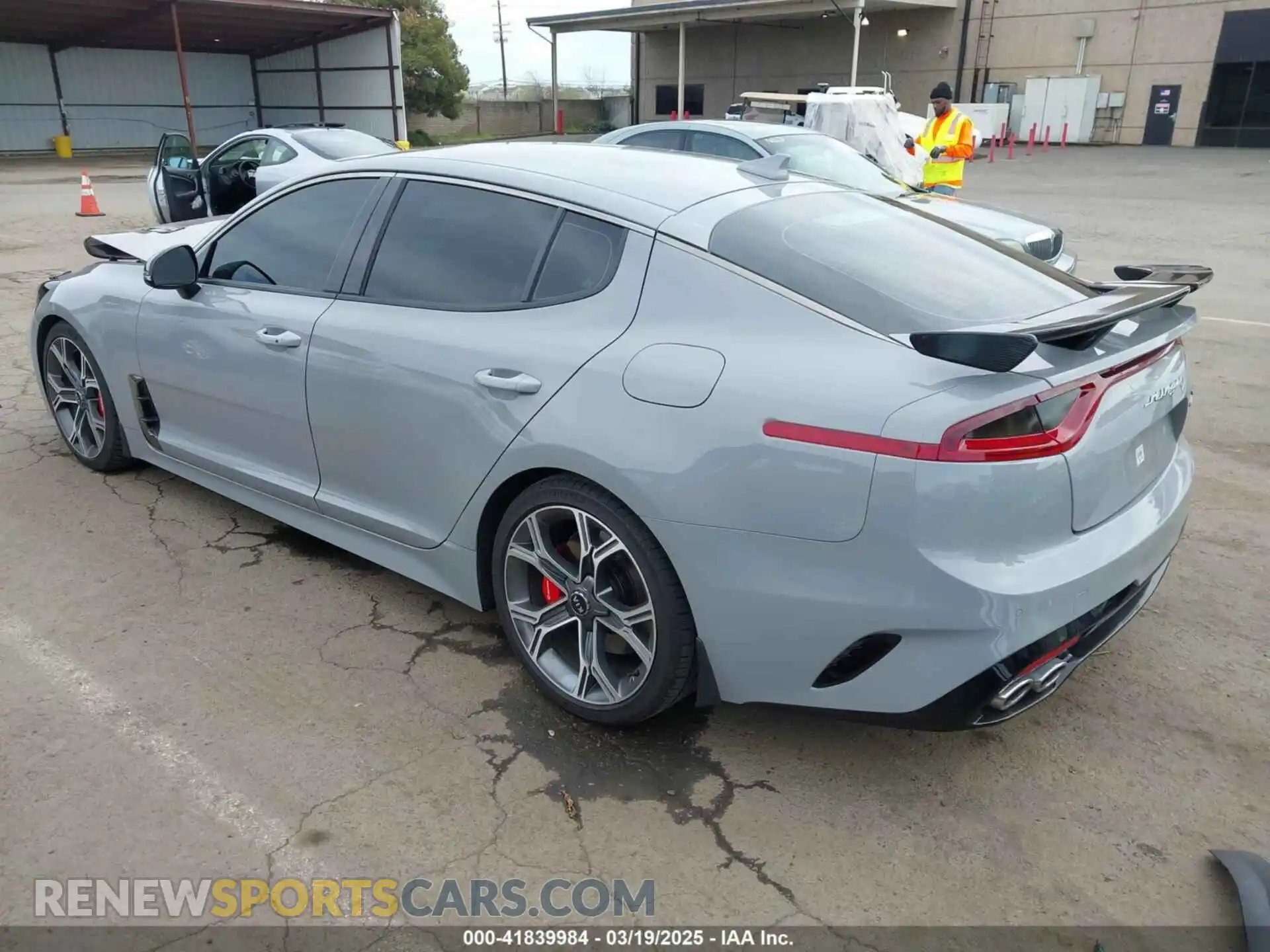 3 Photograph of a damaged car KNAE35LC6M6093087 KIA STINGER 2021