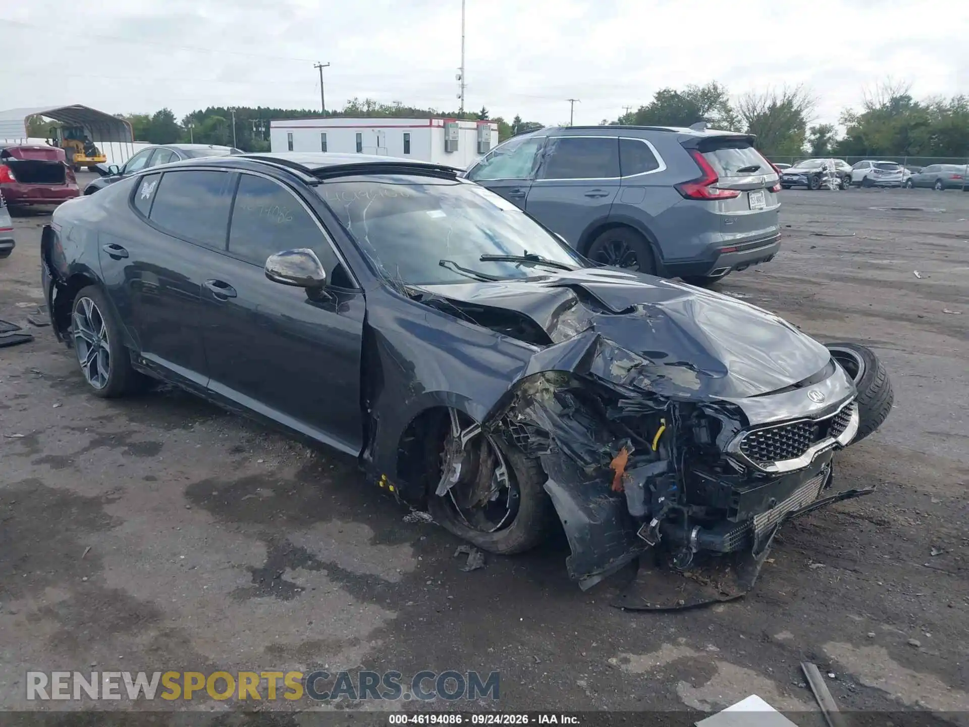 1 Photograph of a damaged car KNAE45LC1M6098078 KIA STINGER 2021