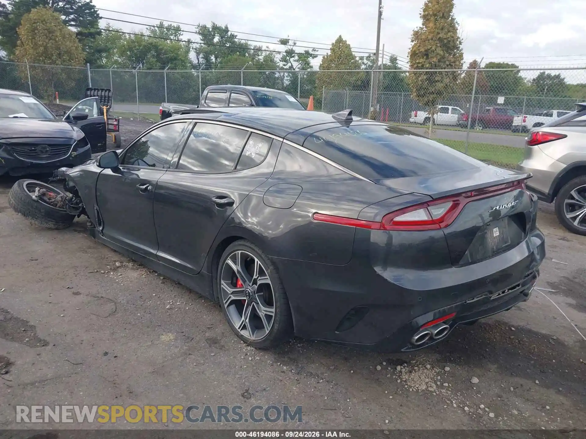 3 Photograph of a damaged car KNAE45LC1M6098078 KIA STINGER 2021