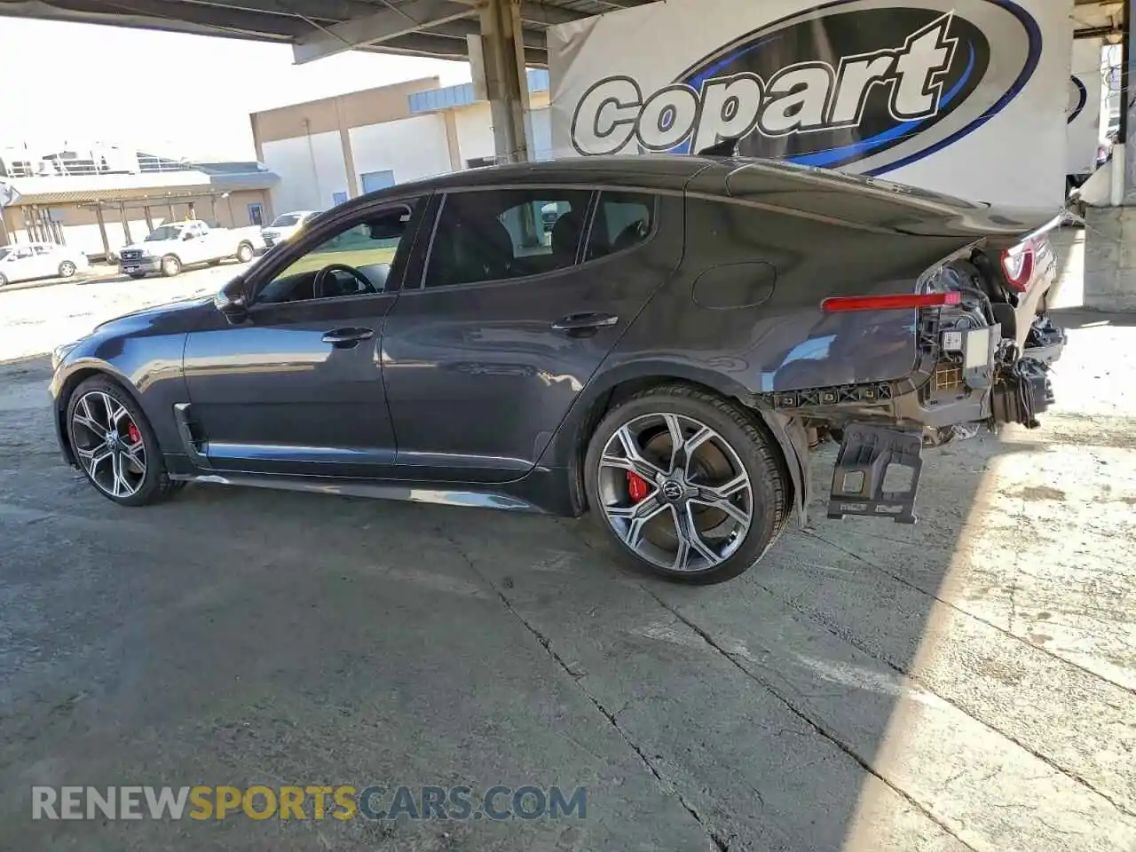 2 Photograph of a damaged car KNAE45LC3M6087910 KIA STINGER 2021