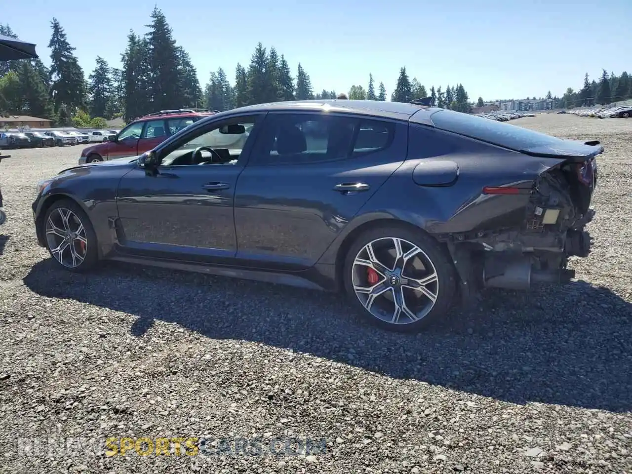 2 Photograph of a damaged car KNAE45LC3M6089463 KIA STINGER 2021