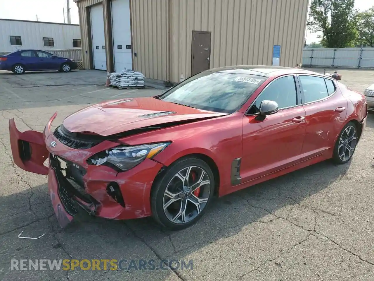 1 Photograph of a damaged car KNAE45LC6M6089943 KIA STINGER 2021