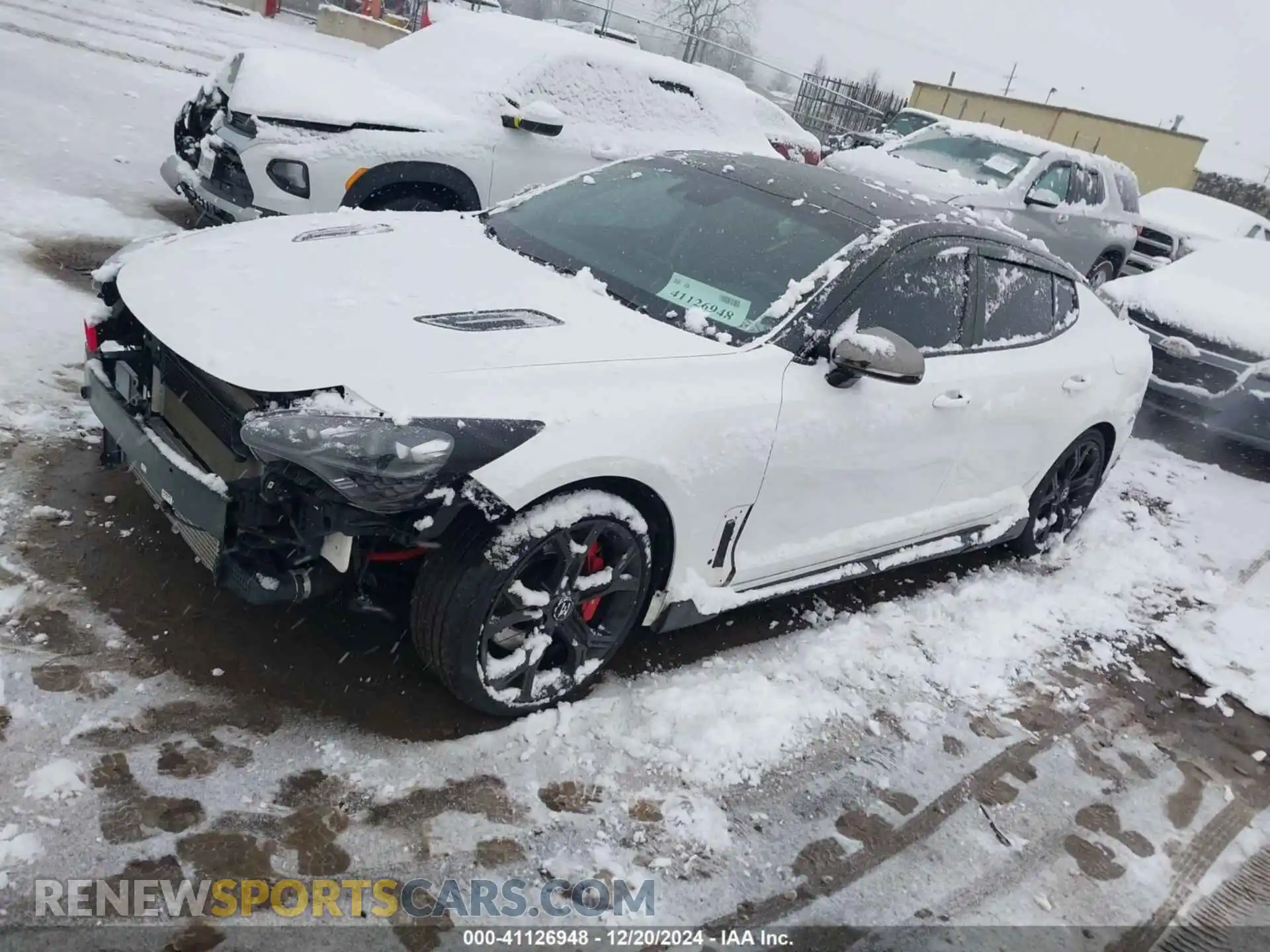 2 Фотография поврежденного автомобиля KNAE45LC7M6087733 KIA STINGER 2021