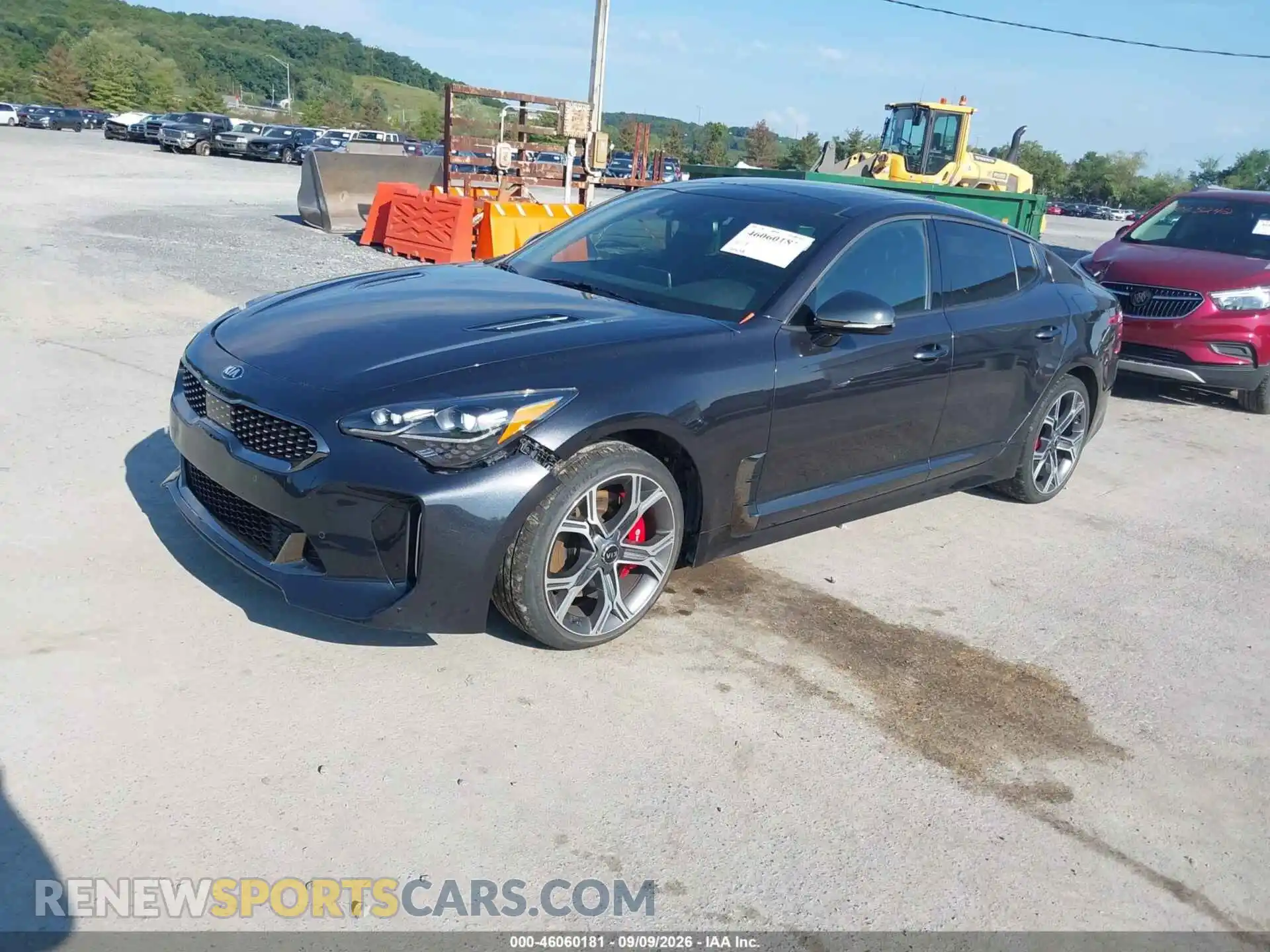 2 fotografías del automóvil dañado KNAE45LC8M6089961 KIA STINGER 2021