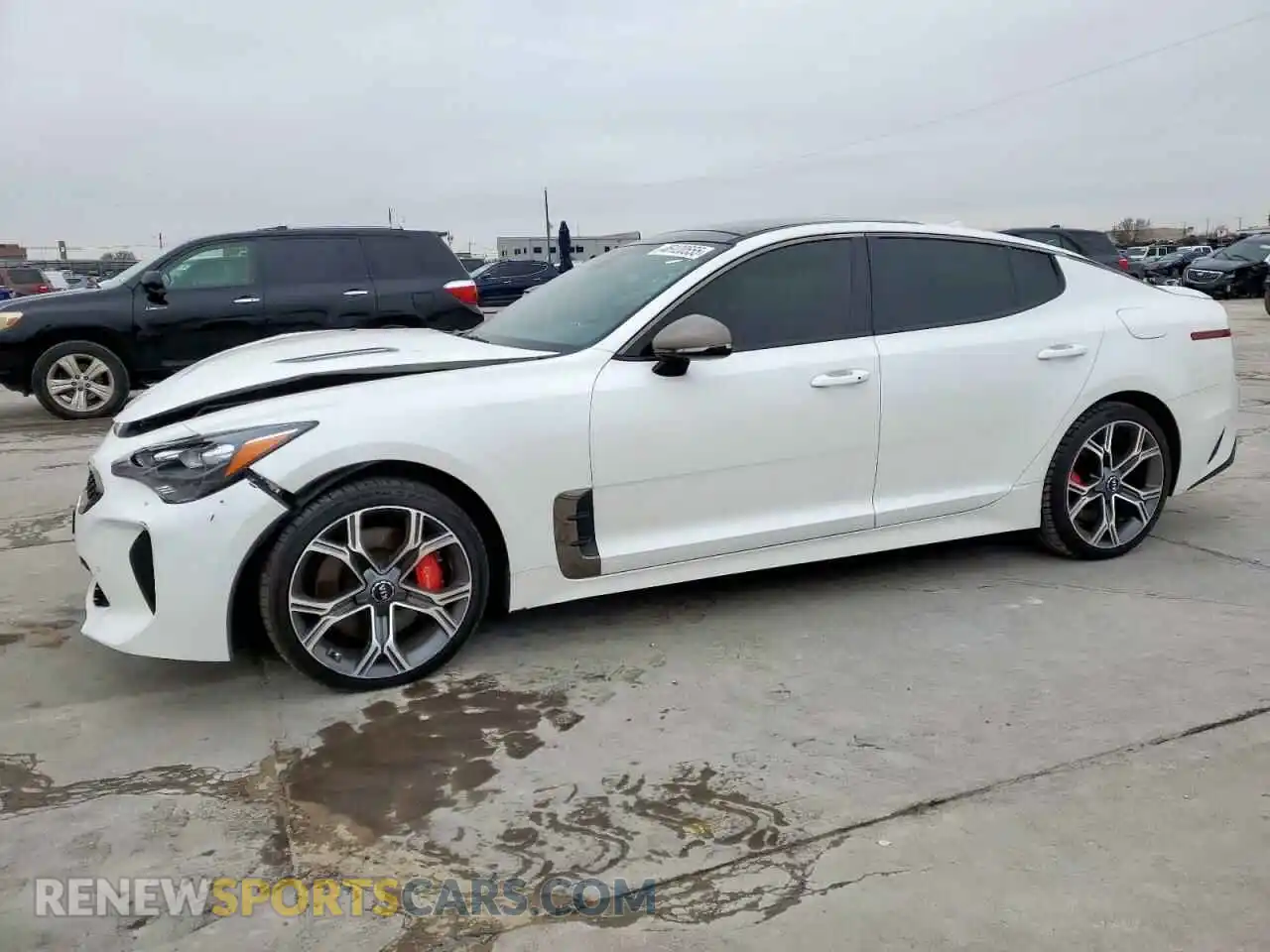 1 Photograph of a damaged car KNAE45LCXM6089959 KIA STINGER 2021