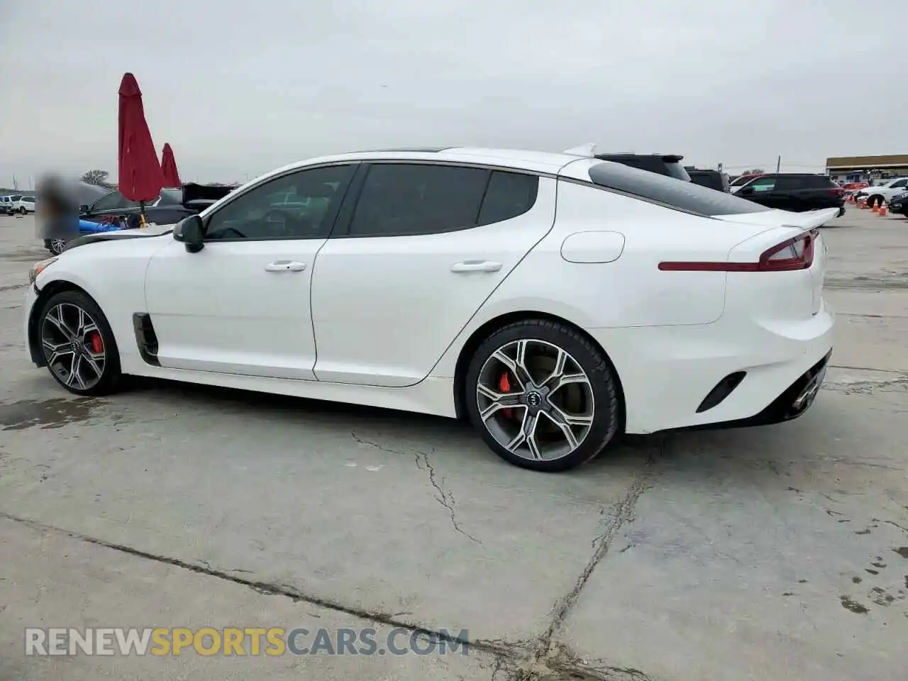 2 Photograph of a damaged car KNAE45LCXM6089959 KIA STINGER 2021
