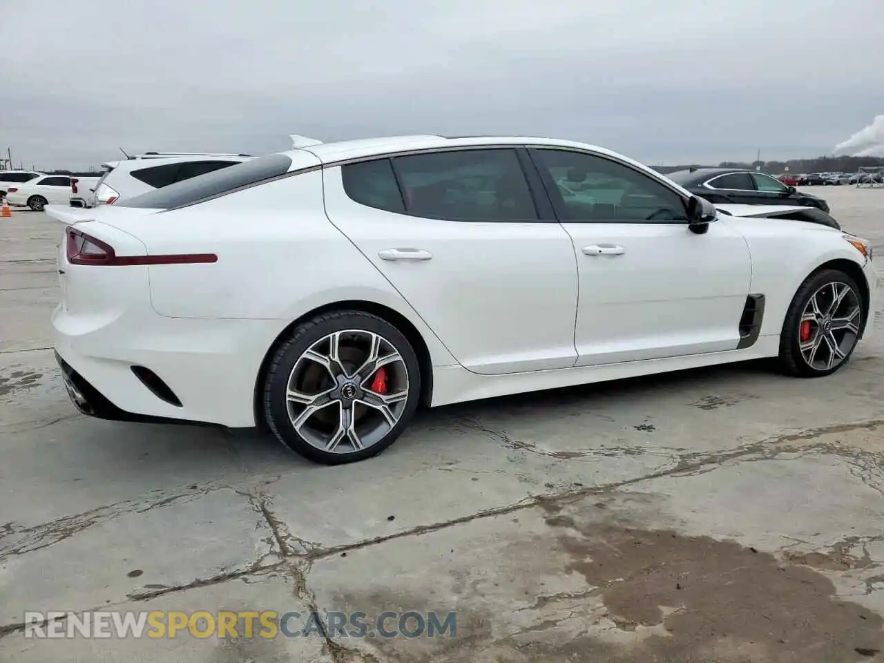 3 Photograph of a damaged car KNAE45LCXM6089959 KIA STINGER 2021